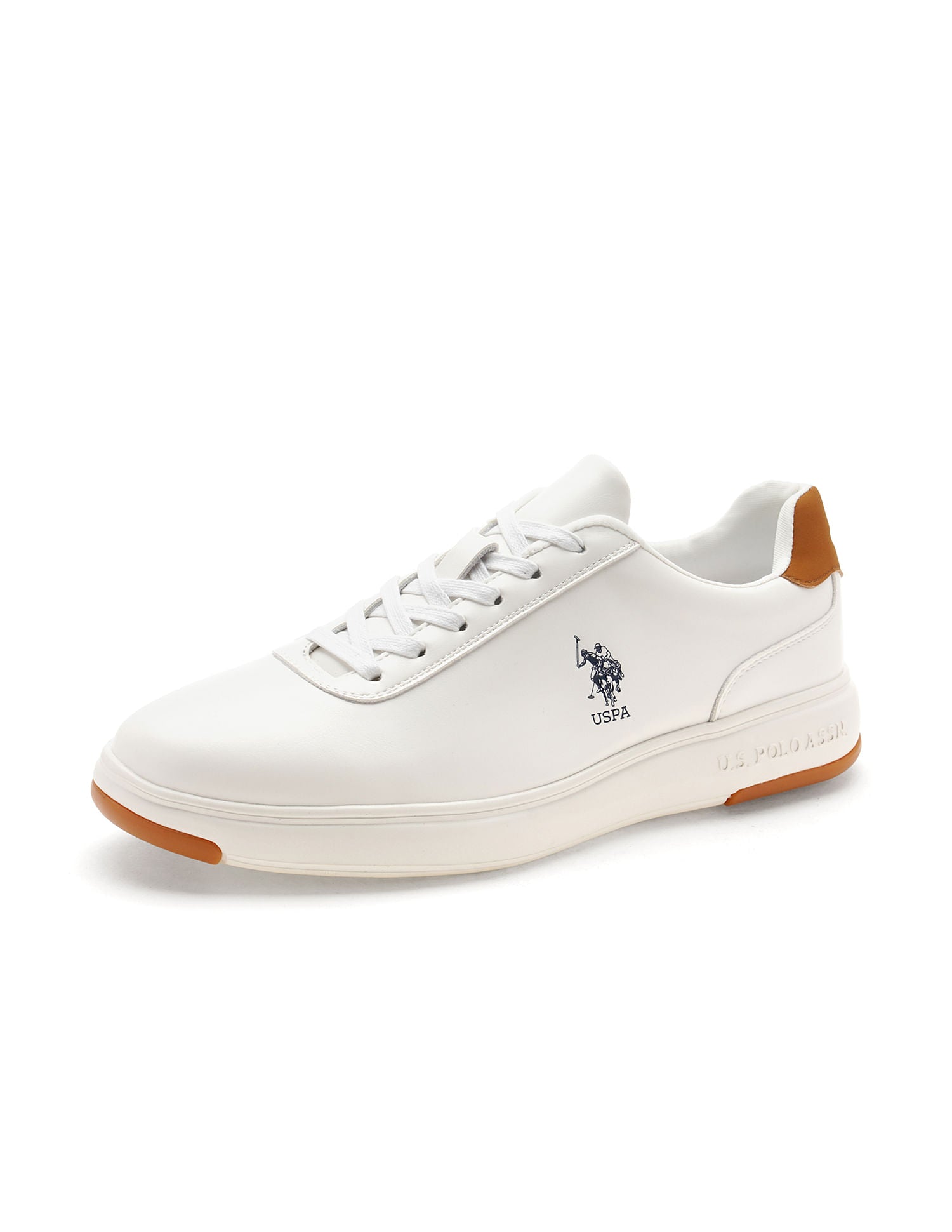 Men Zoro White All Day Sneakers White - U.S. Polo Assn. India | Large