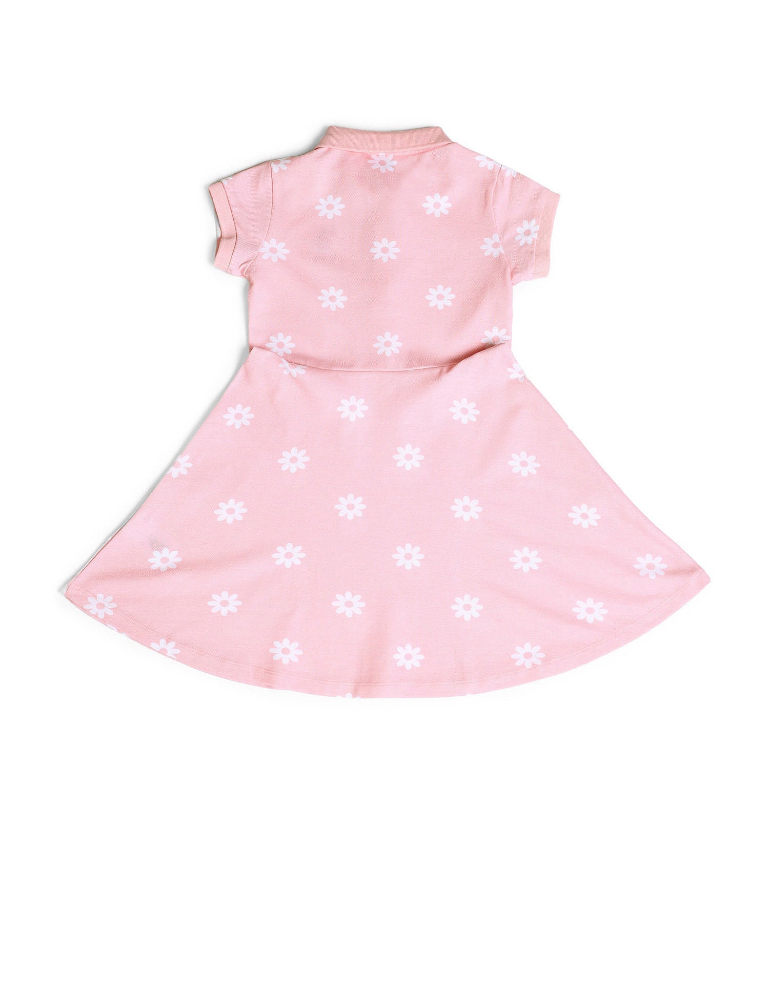 Girls Floral A-line Dress Light Pink - U.S. POLO ASSN. | Large