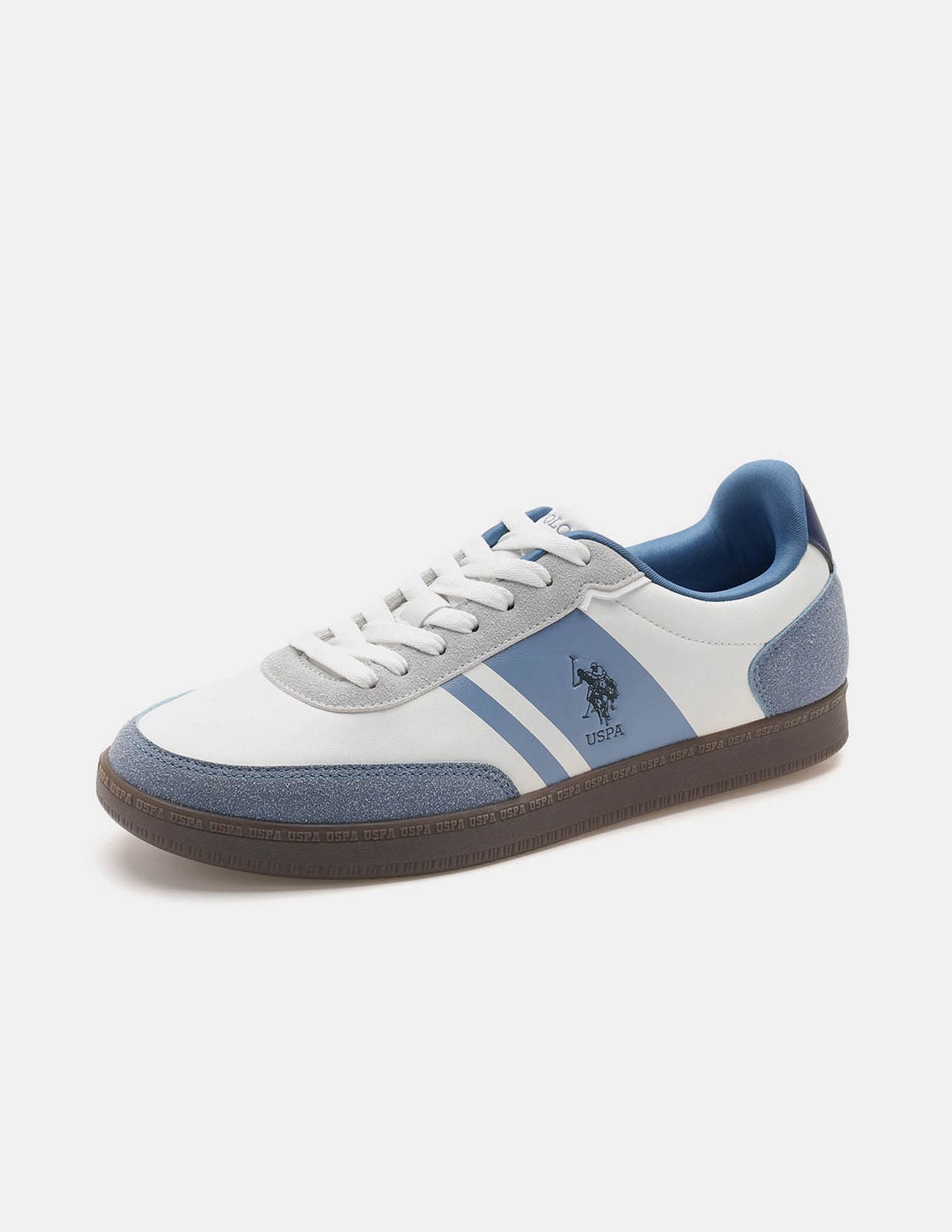 Men Hilton Colour Blocked Sneakers Blue - U.S. POLO ASSN. | Large