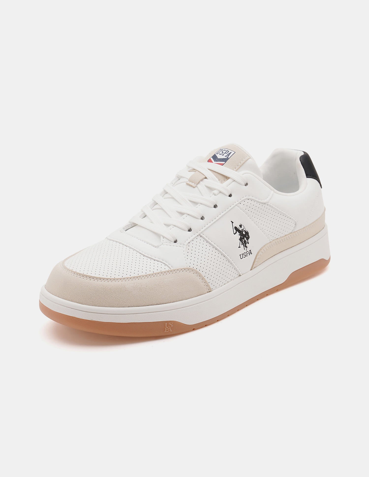 Men Colour Blocked Simon 2.0 Sneakers White - U.S. Polo Assn. India | Large
