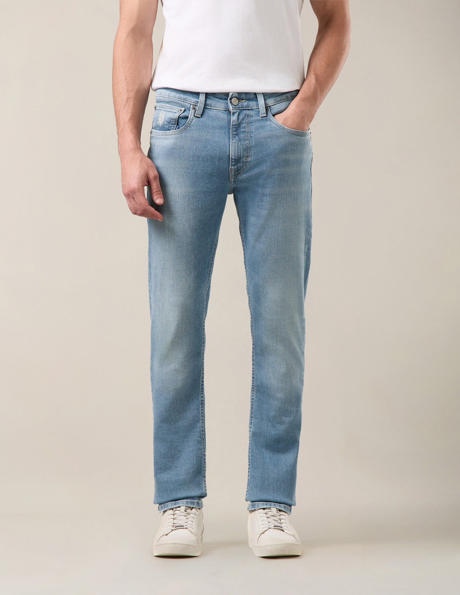 Regallo Skinny Fit Blue Jeans Blue - U.S. Polo Assn. India | Large