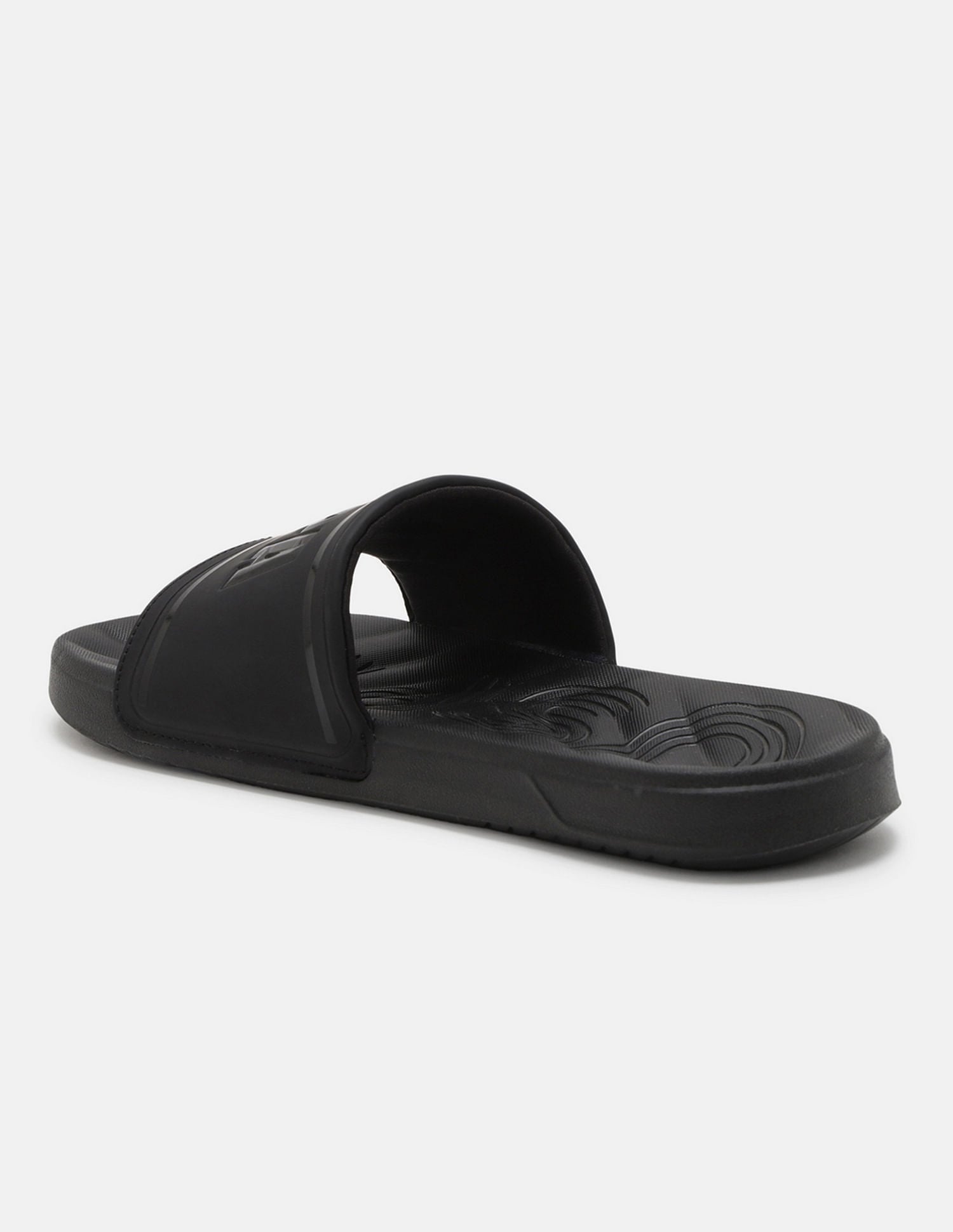 Men Brand Embossed Deja Blk Slippers Black - U.S. POLO ASSN. | Large