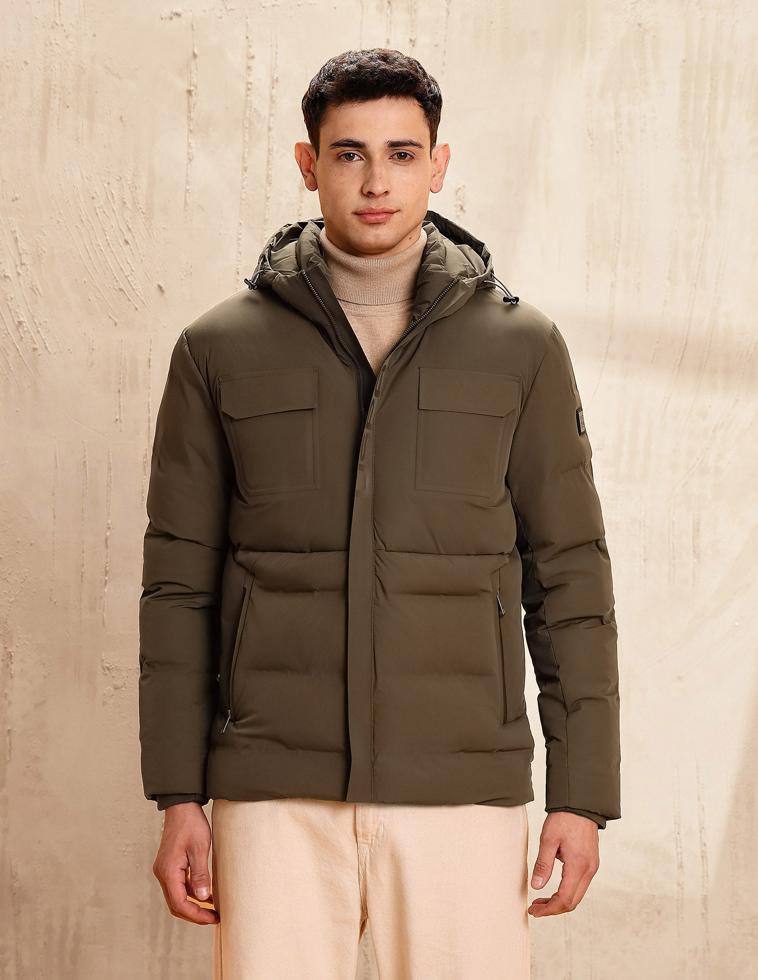 Legend Of Horseshoe Puffer Jacket Olive - U.S. POLO ASSN. | Large