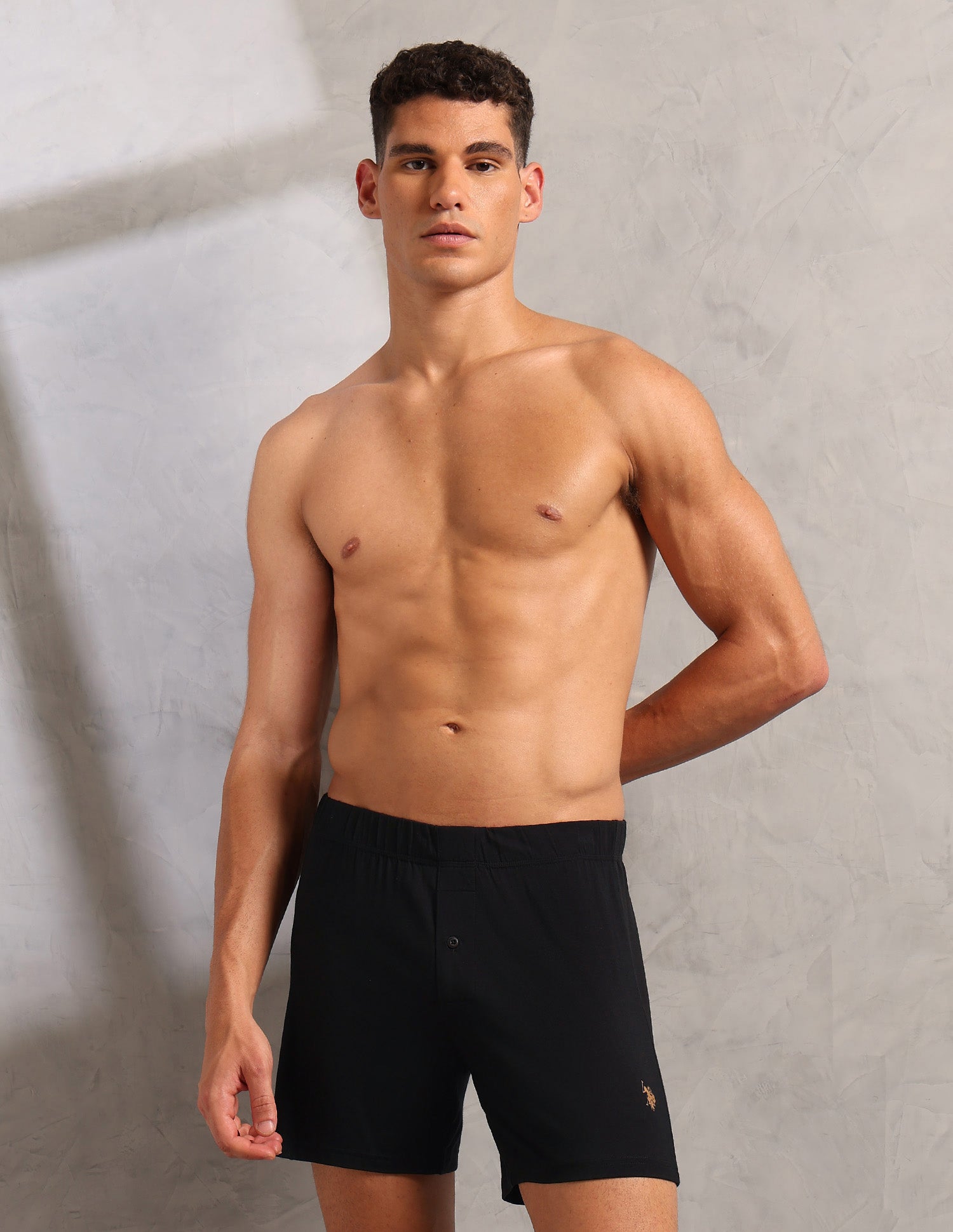 Comfort Fit PX001 Boxers - Pack Of 1 Black - U.S. POLO ASSN. | Large