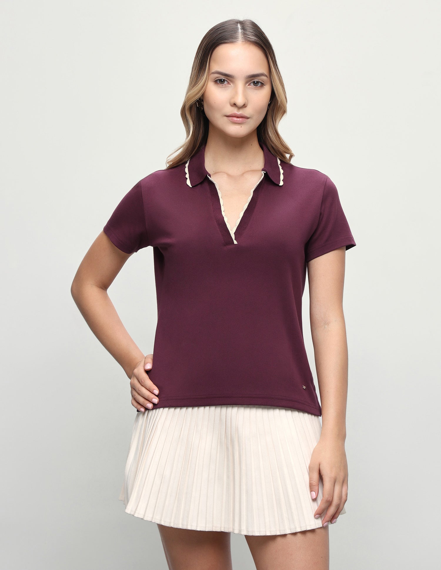 Solid Regular Fit Polo Shirt Purple - U.S. Polo Assn. India | Large
