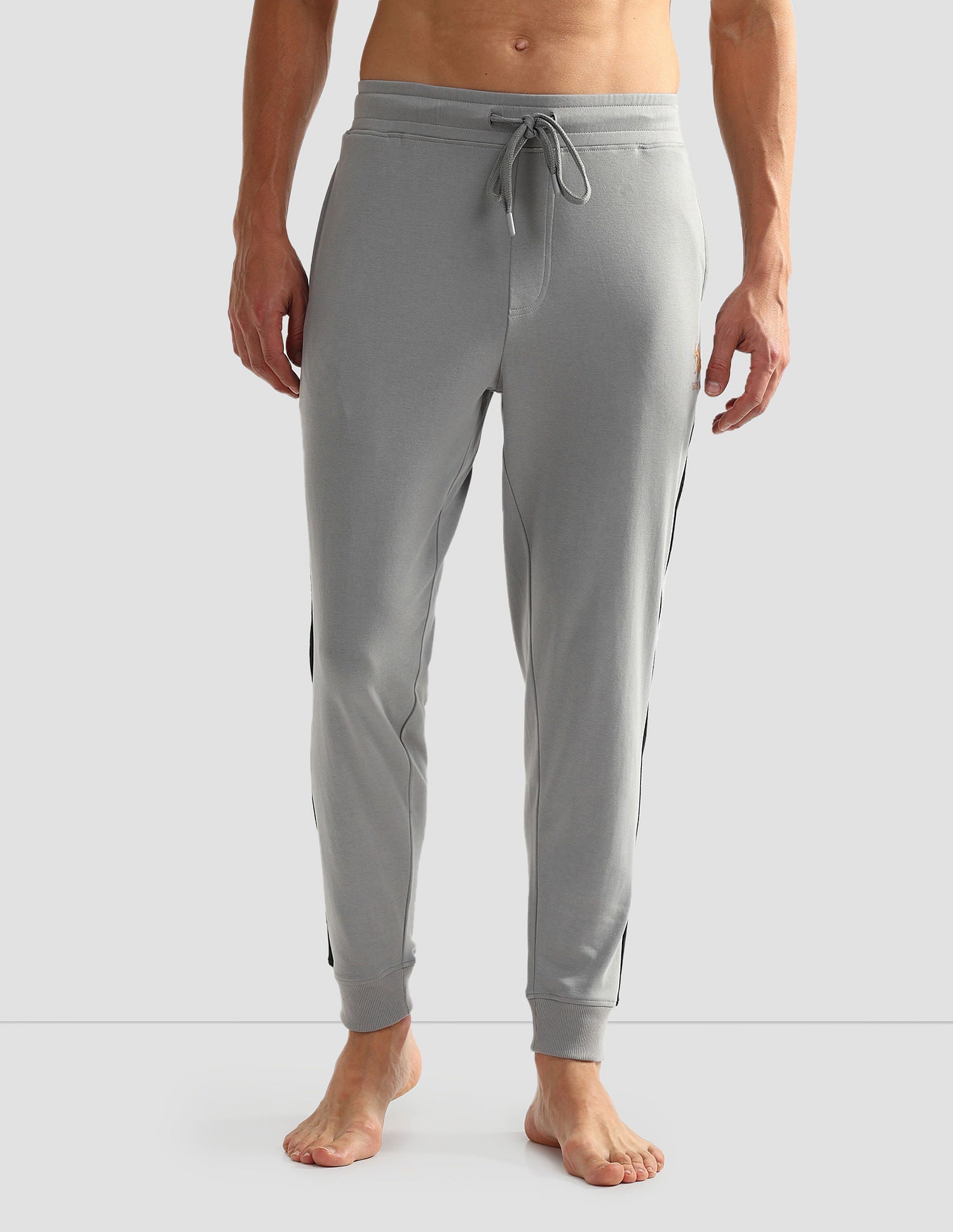 Solid OJ004 Lounge Joggers - Pack Of 1 Formal Grey - U.S. POLO ASSN. | Large