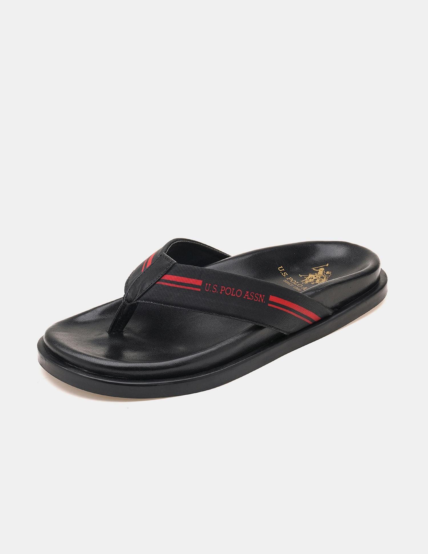 Men Paul Slippers Black - U.S. POLO ASSN. | Large