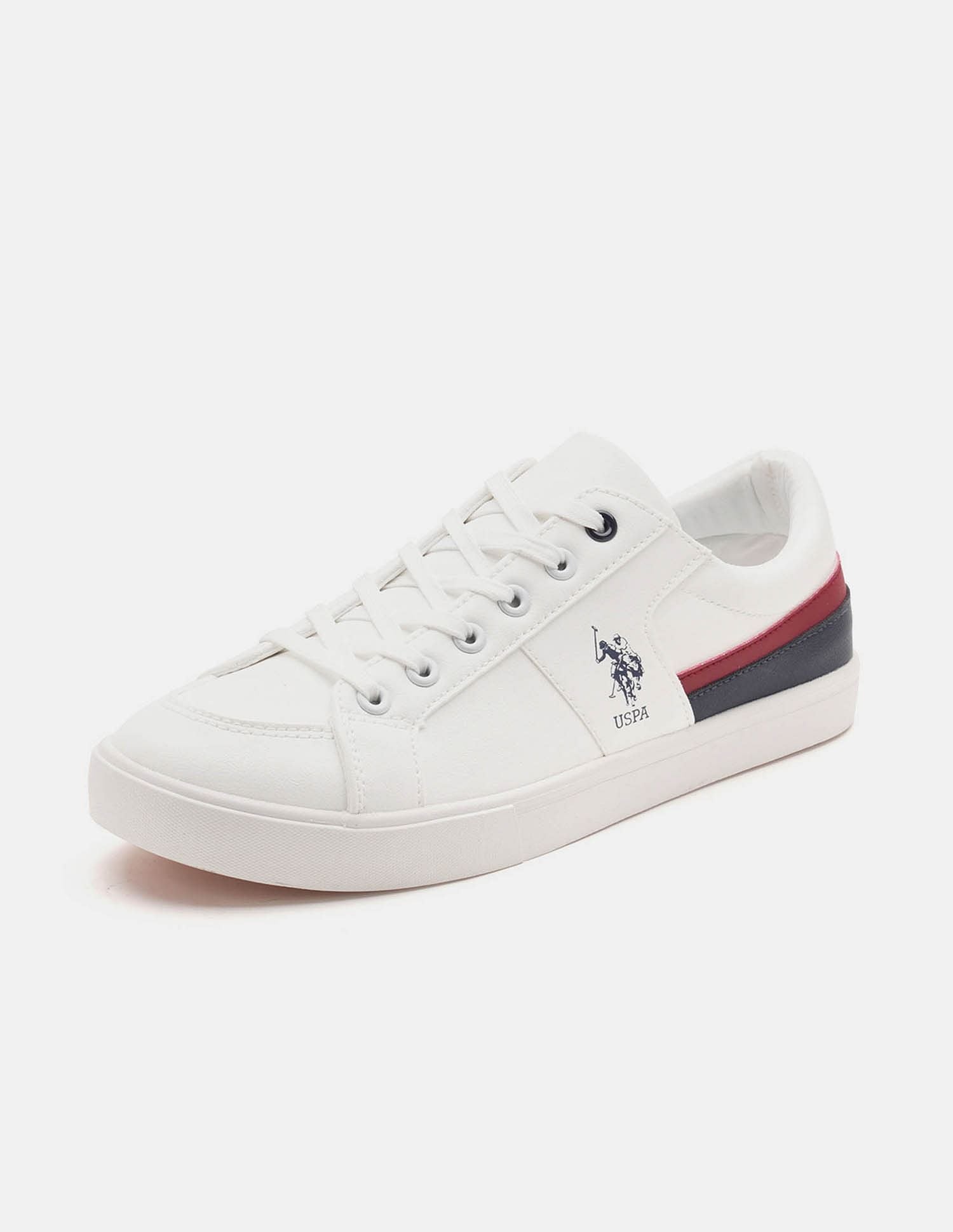 Men Clarkin 5.0 Colour Blocked Sneakers Off White - U.S. Polo Assn. India | Large