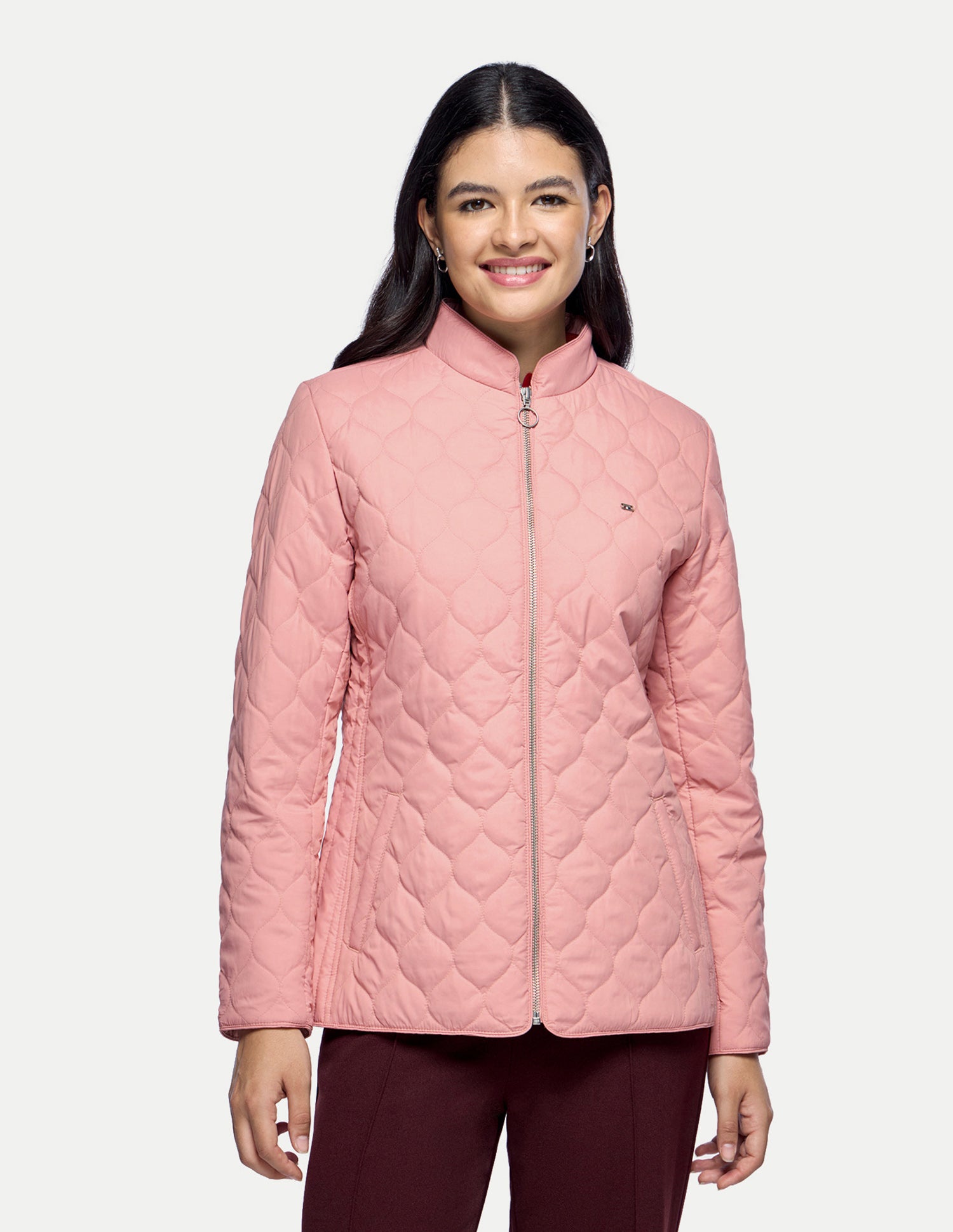 Quilted Regular Fit Puffer Jacket Pink - U.S. Polo Assn. India | Large
