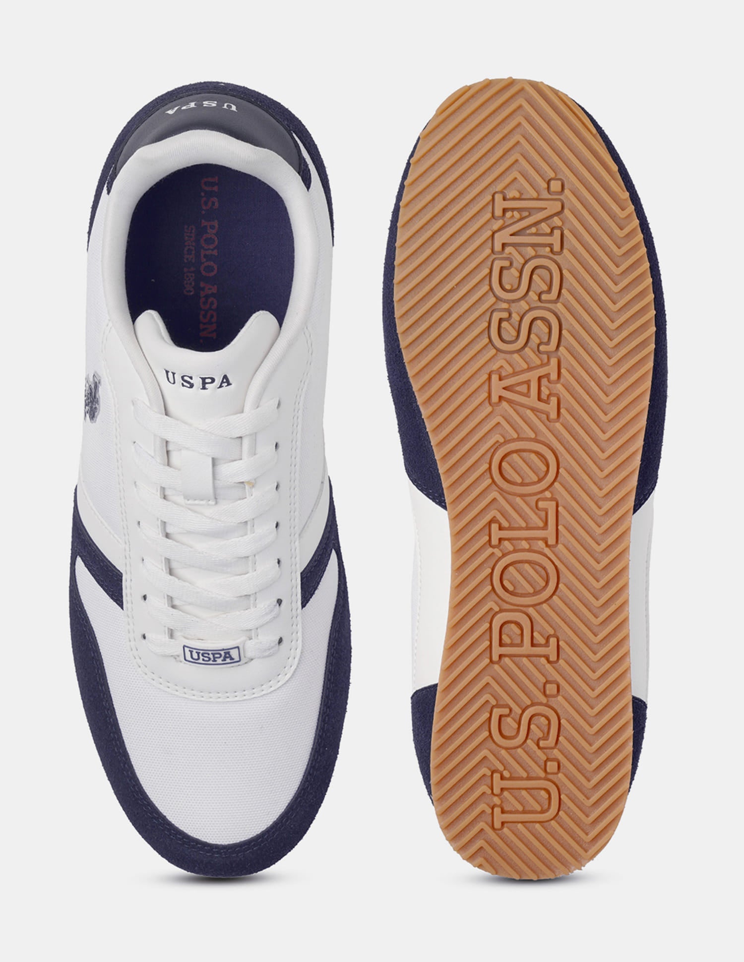 Clemt 4.0 Colour Blocked Sneakers Navy - U.S. Polo Assn. India | Large
