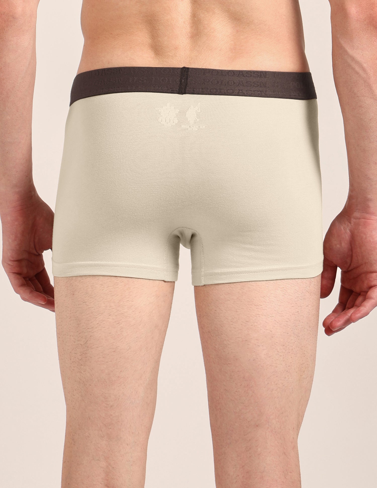 Cotton Stretch Antimicrobial OET21 Trunk - Pack Of 2 Oatmeal/Mulch - U.S. Polo Assn. India | Large