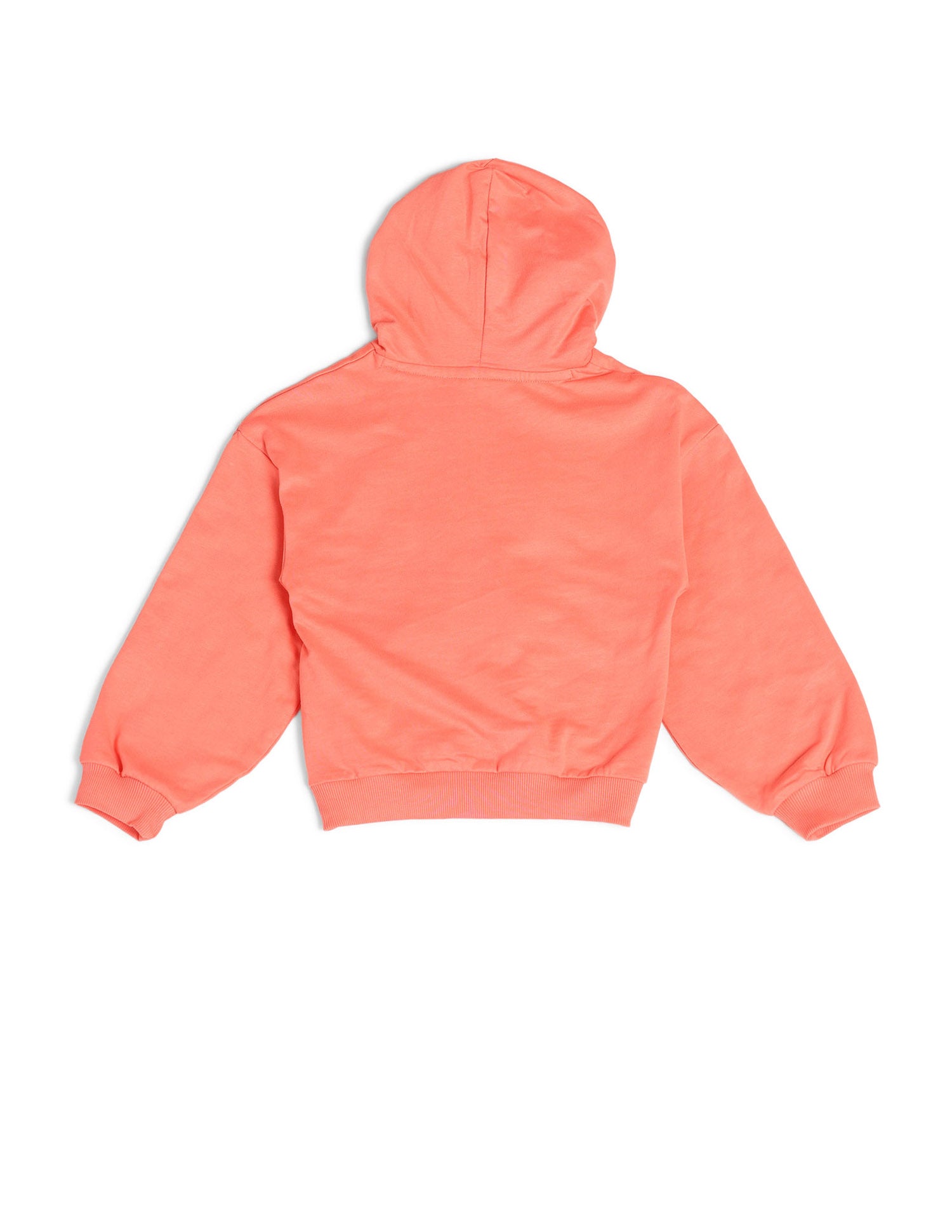 Girls Brand Printed Regular Fit Sweatshirt Light Orange - U.S. POLO ASSN. | Large