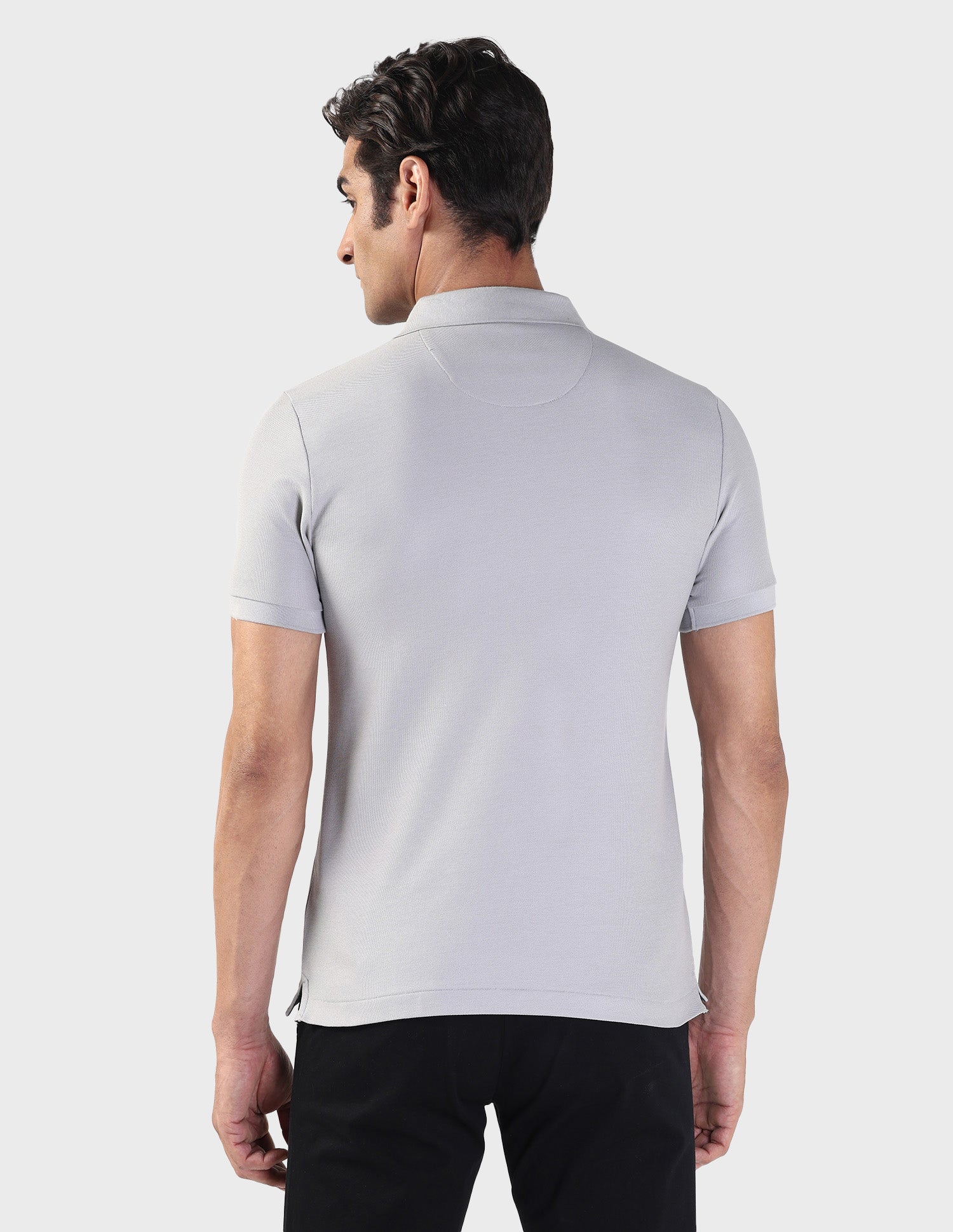 Liquid Cotton Slim Polo Shirt Grey - U.S. POLO ASSN. | Large