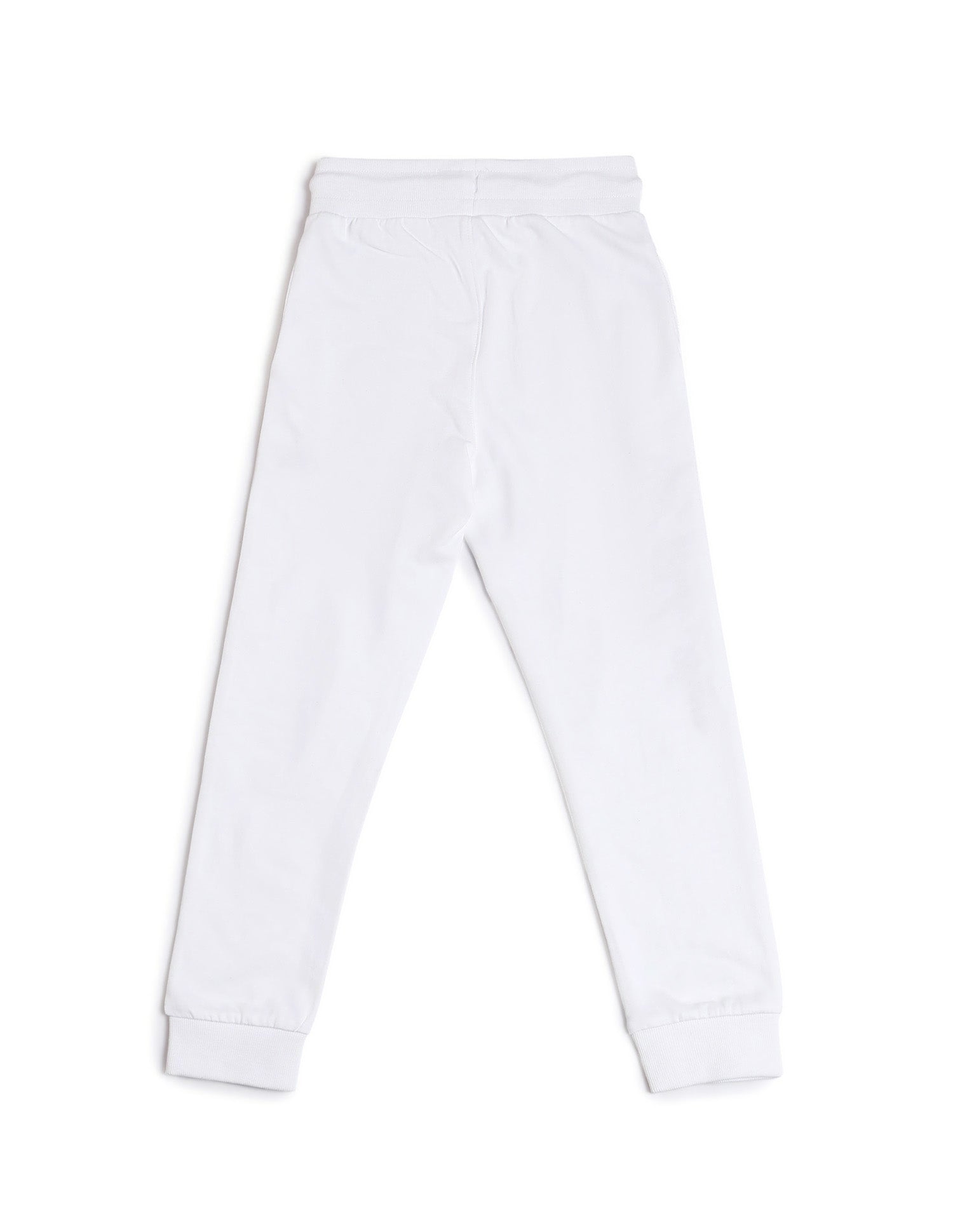 Boys Brand Embroidered Track Pants White - U.S. POLO ASSN. | Large