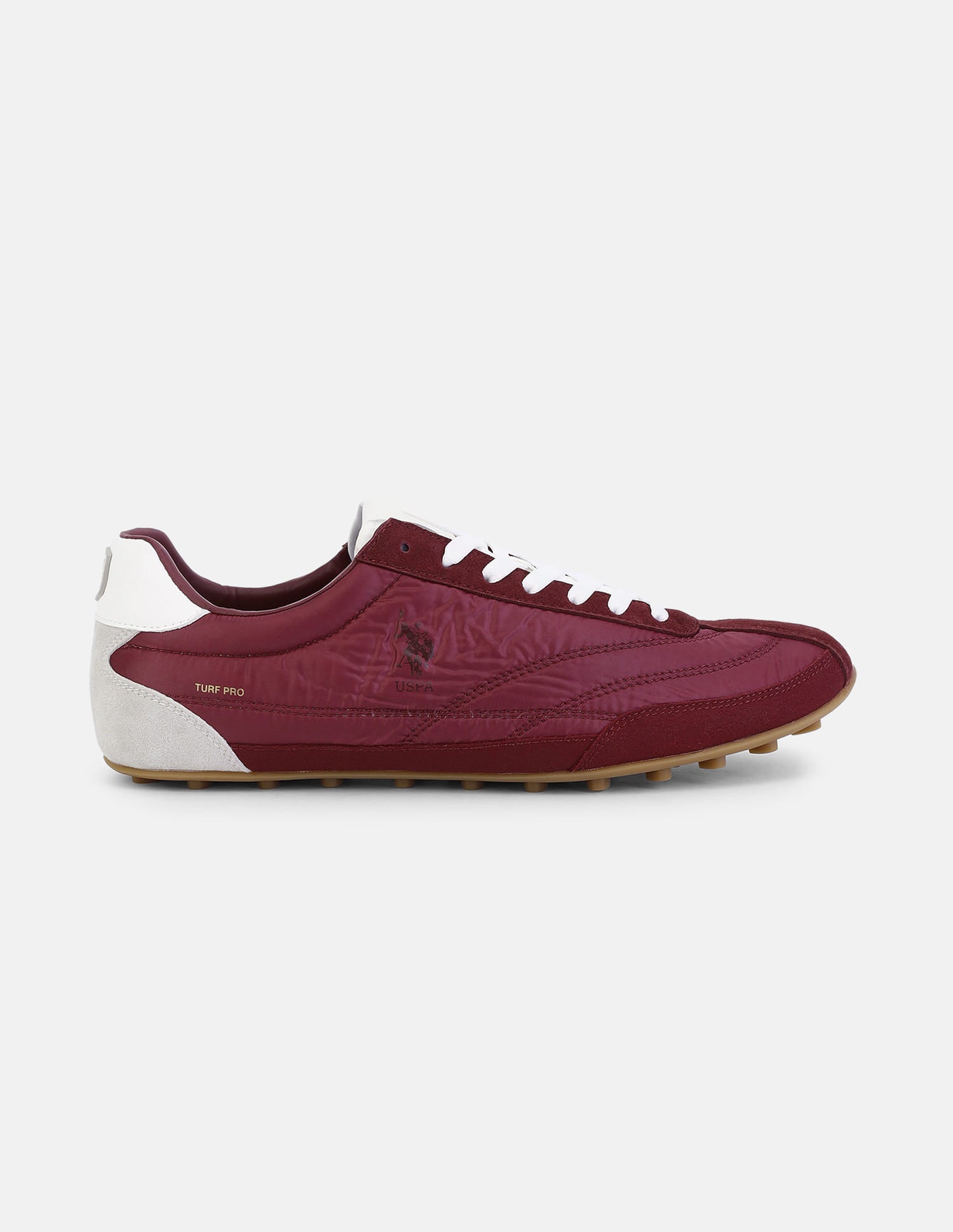 Colour Blocked Turf Pro Sneakers Burgundy - U.S. Polo Assn. India | Large