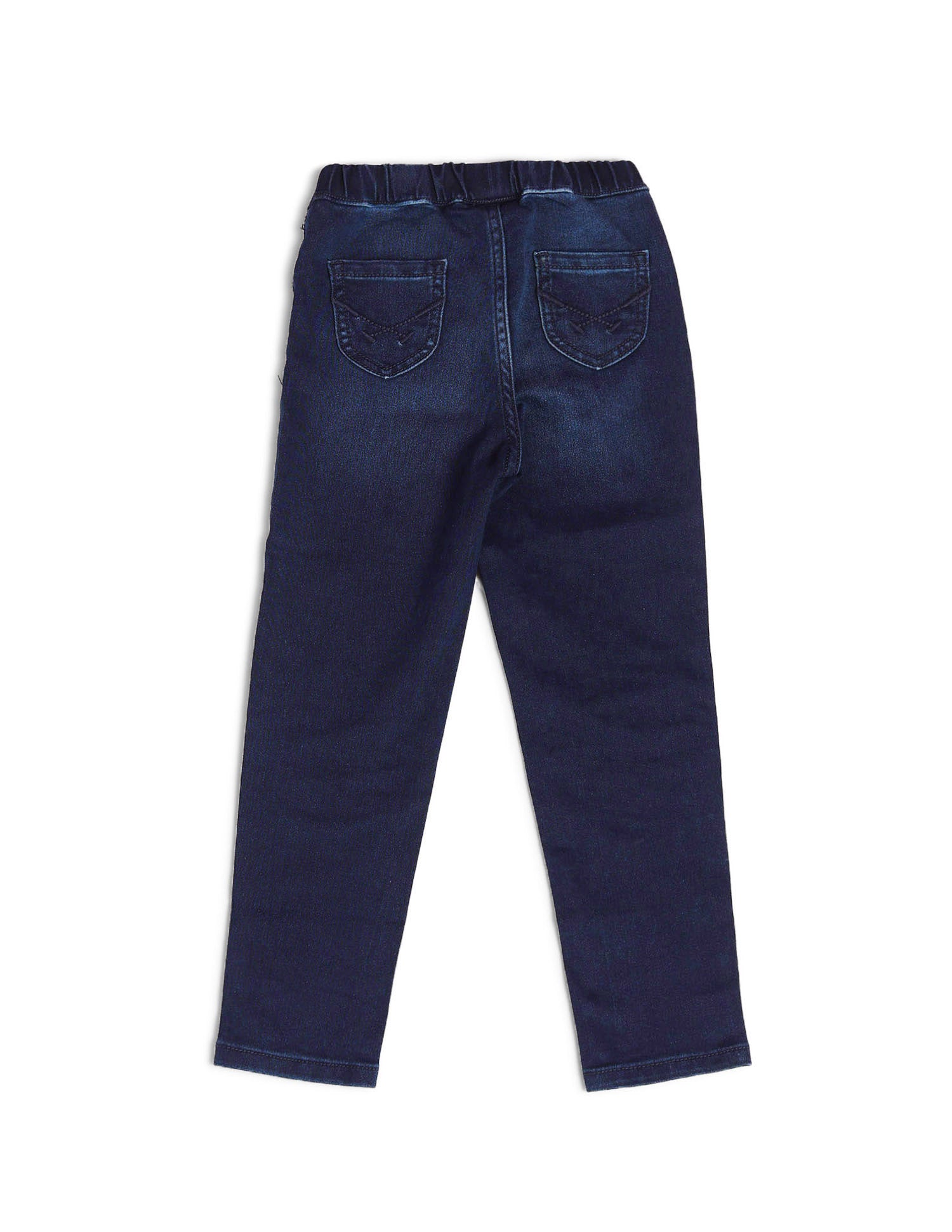 Girls Mid Rise Skinny Fit Jeans Dark Blue - U.S. POLO ASSN. | Large