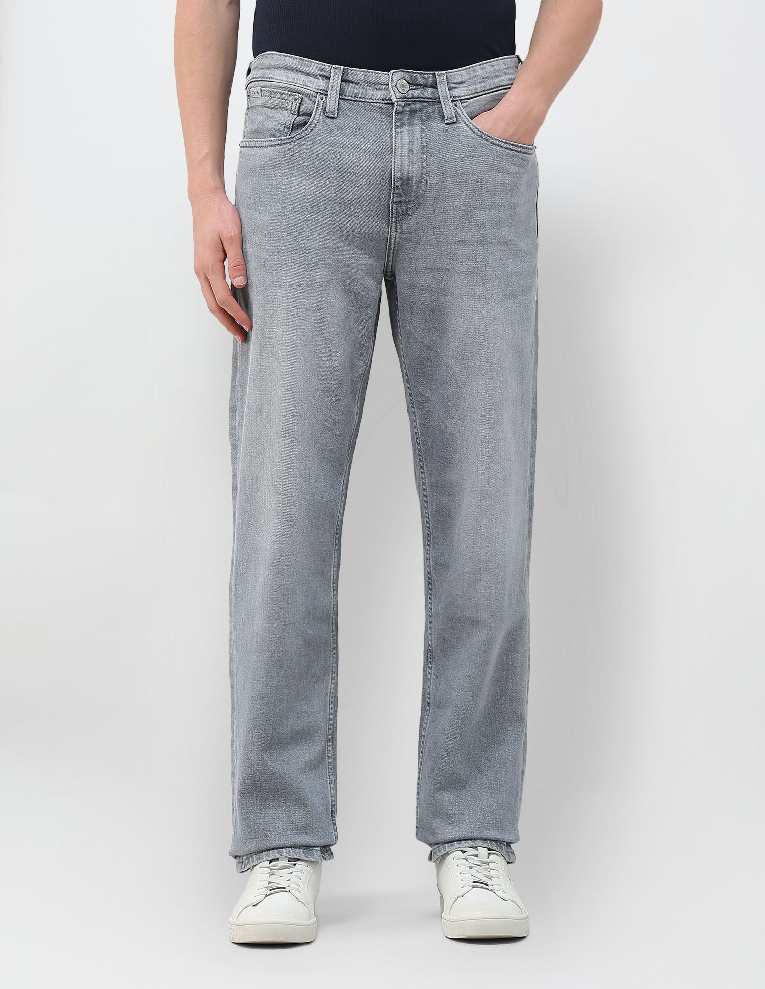 Shawn Relaxed Fit Vintage Jeans Medium Grey - U.S. Polo Assn. India | Large