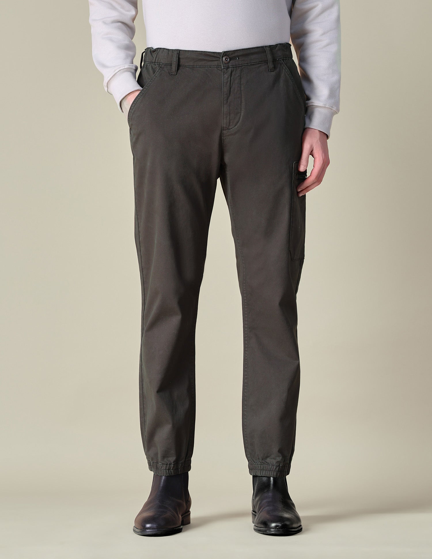 Mid Rise Regular Fit Cargos Choco - U.S. POLO ASSN. | Large