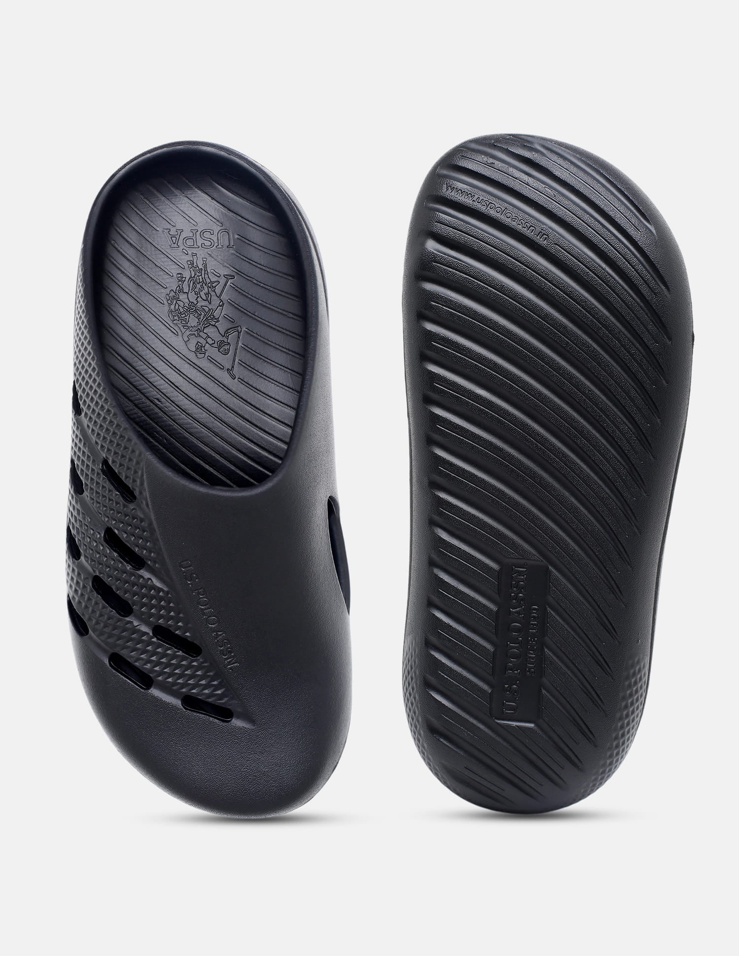 Kitz Eva Clogs Black - U.S. Polo Assn. India | Large