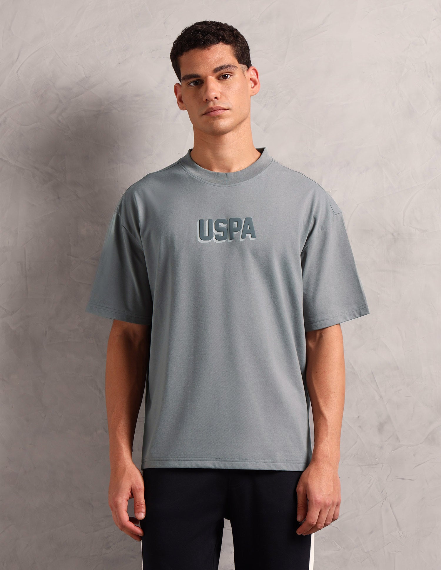 Oversized Fit Breathable OEE11 Lounge T-Shirt - Pack Of 1 Mocking Bird - U.S. POLO ASSN. | Large