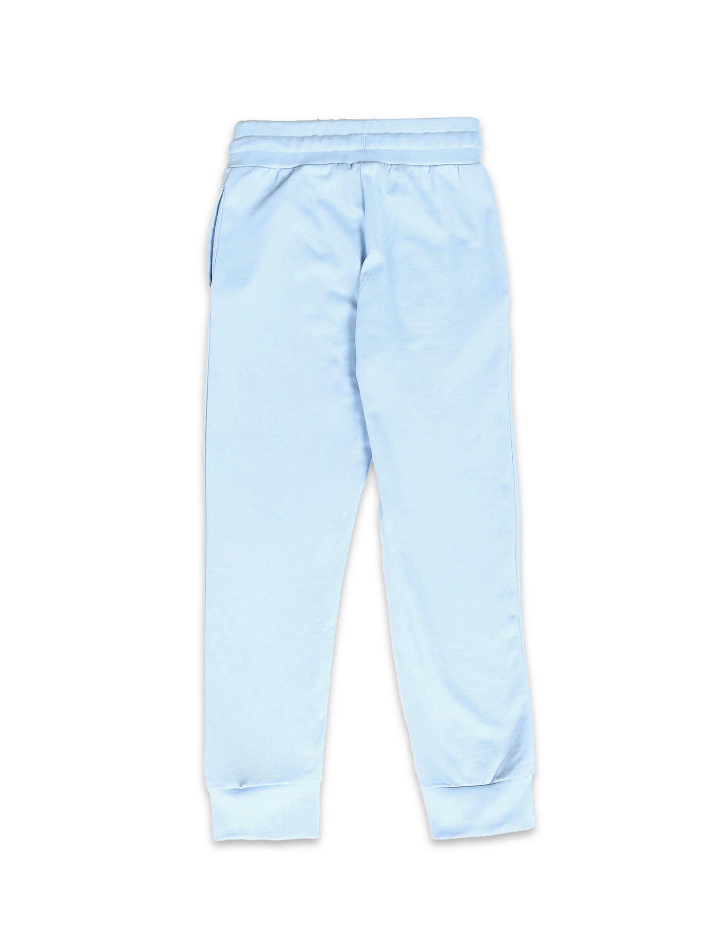 Regular Fit Solid Joggers Light Blue - U.S. POLO ASSN. | Large