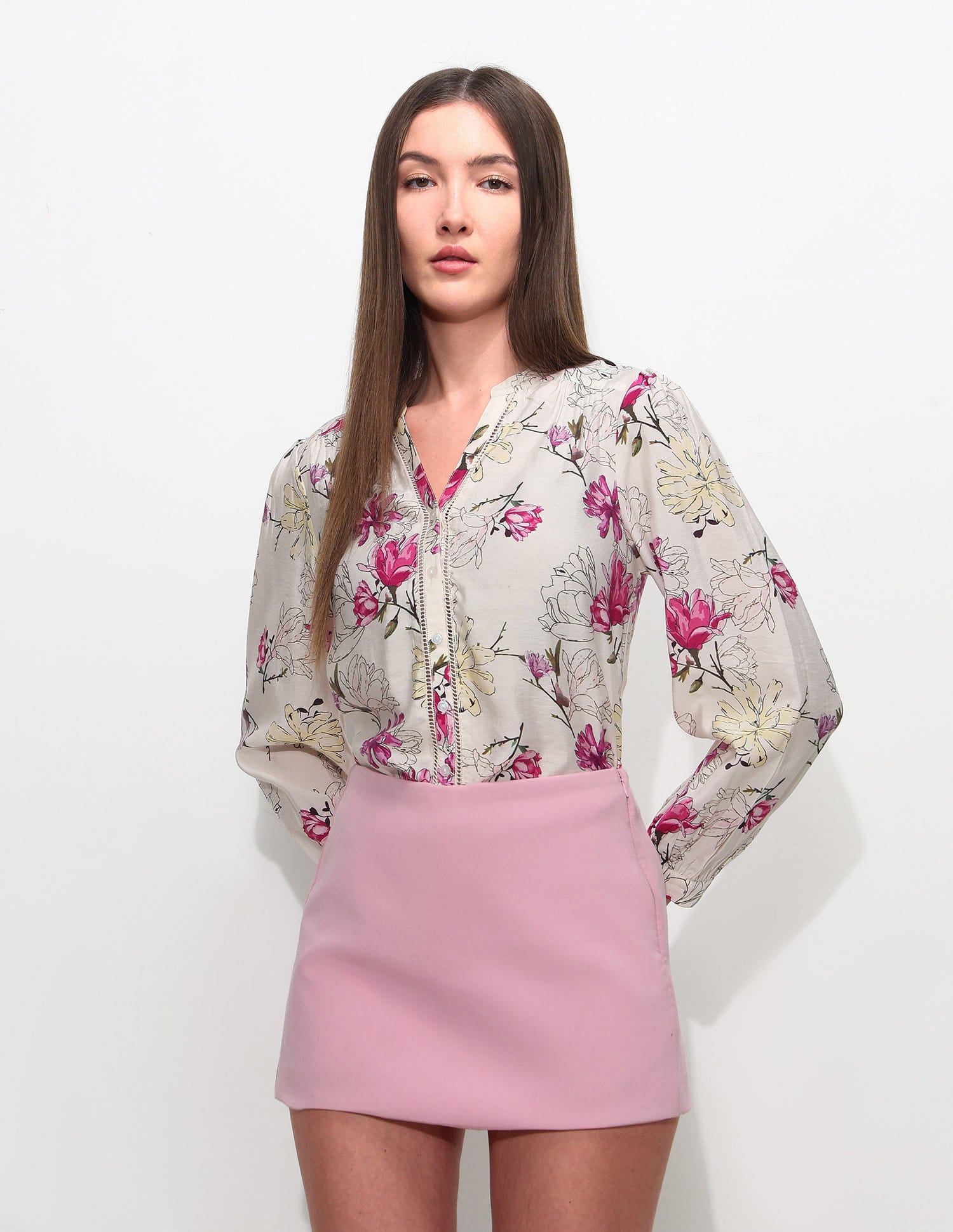 Relaxed Fit Floral Printed Top Multi-colour - U.S. Polo Assn. India | Large