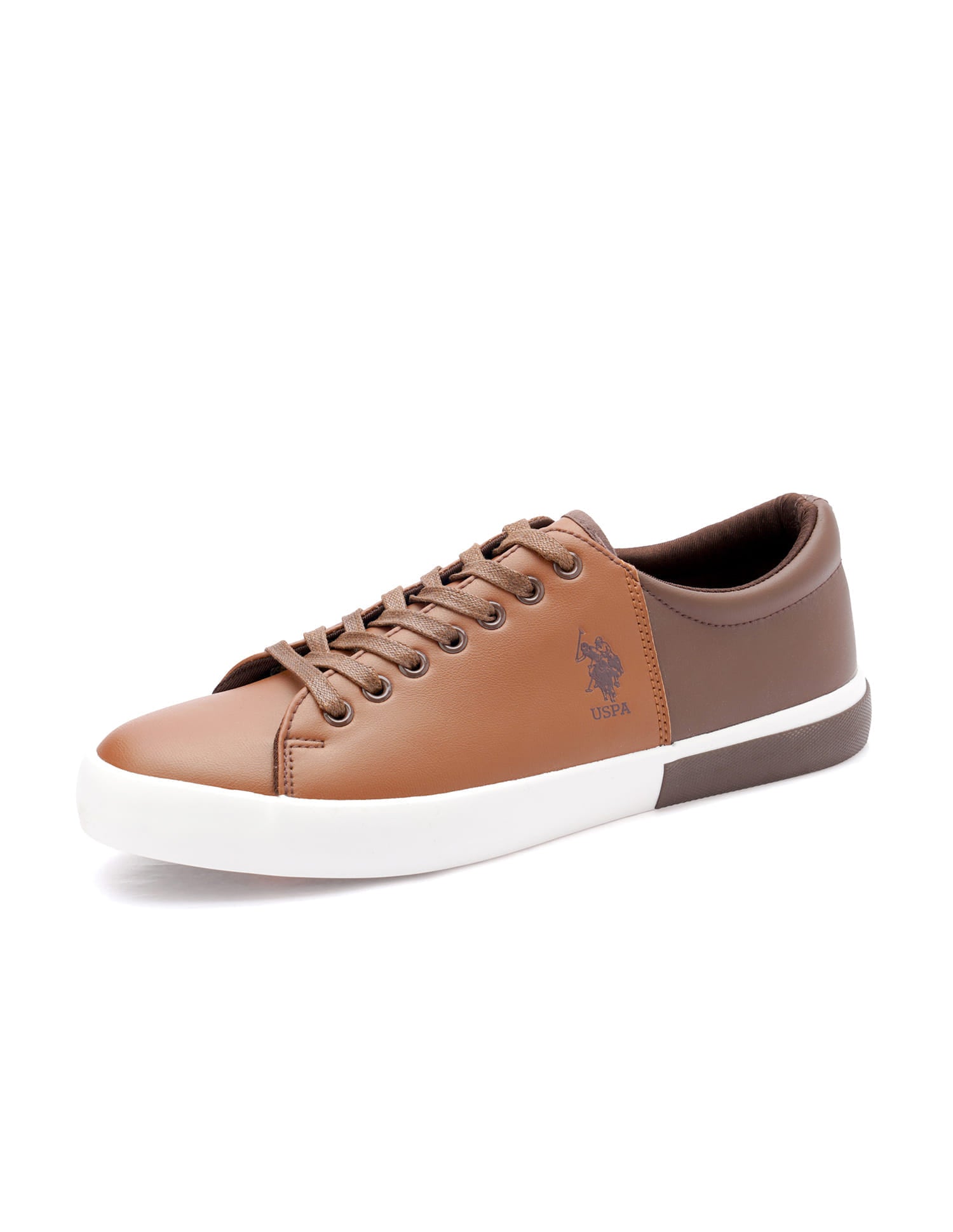 Men Solid Padry 4.0 Sneakers Tan - U.S. Polo Assn. India | Large