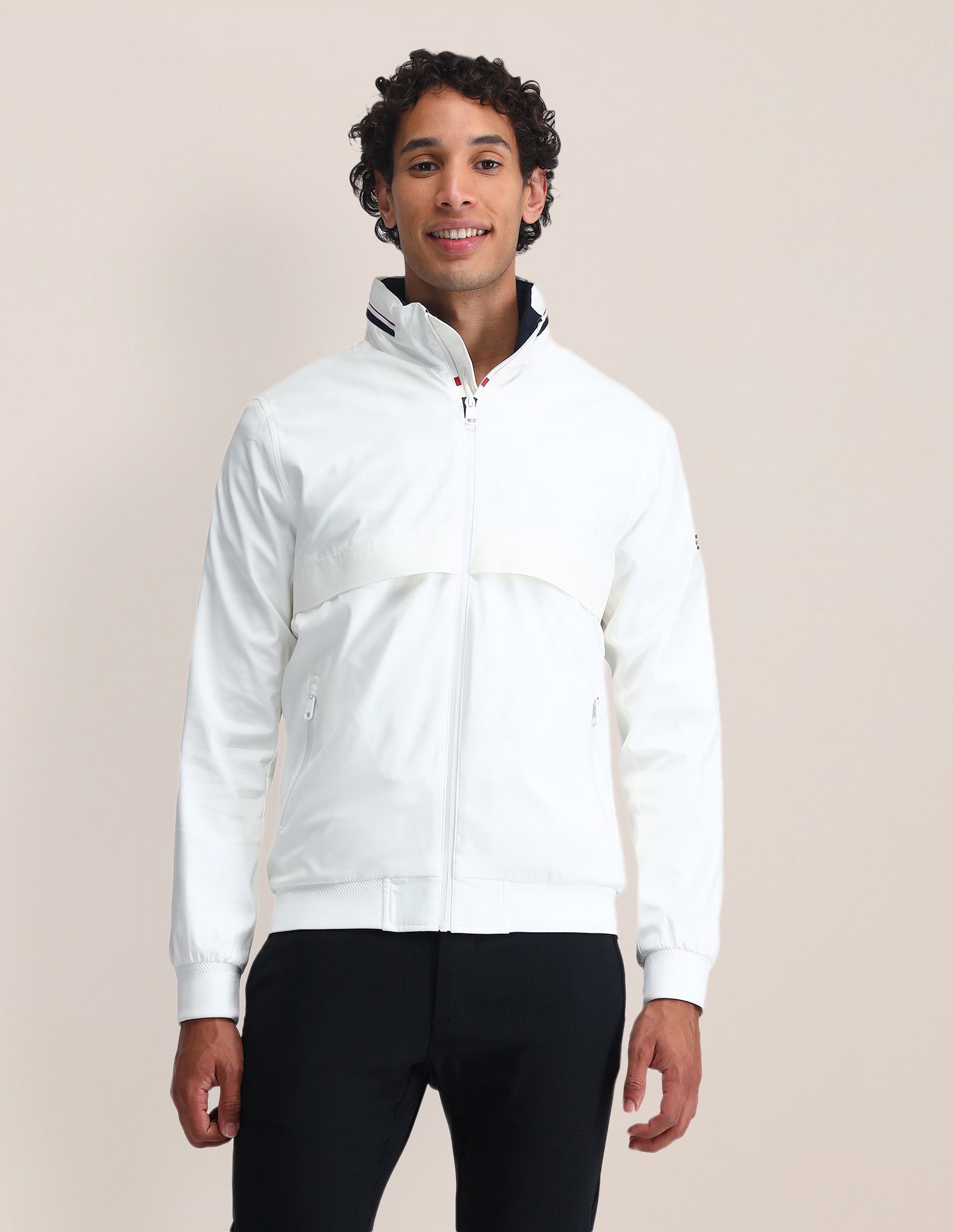 Detachable Hood Packable Jacket White - U.S. POLO ASSN. | Large