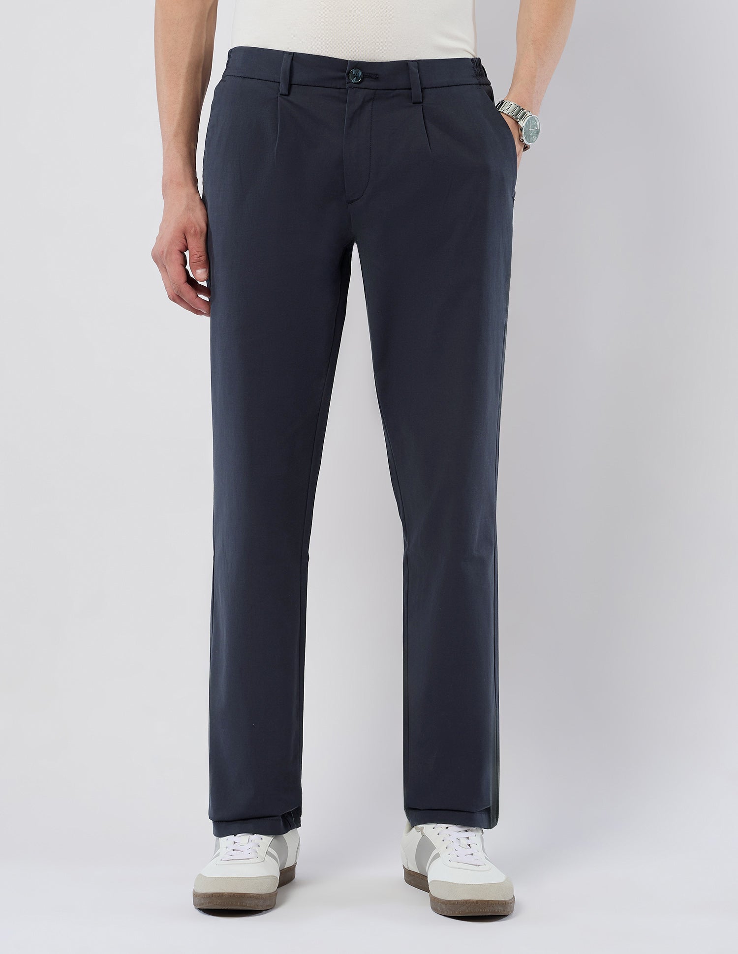 Mid Rise Riley Straight Fit Trousers Navy - U.S. POLO ASSN. | Large