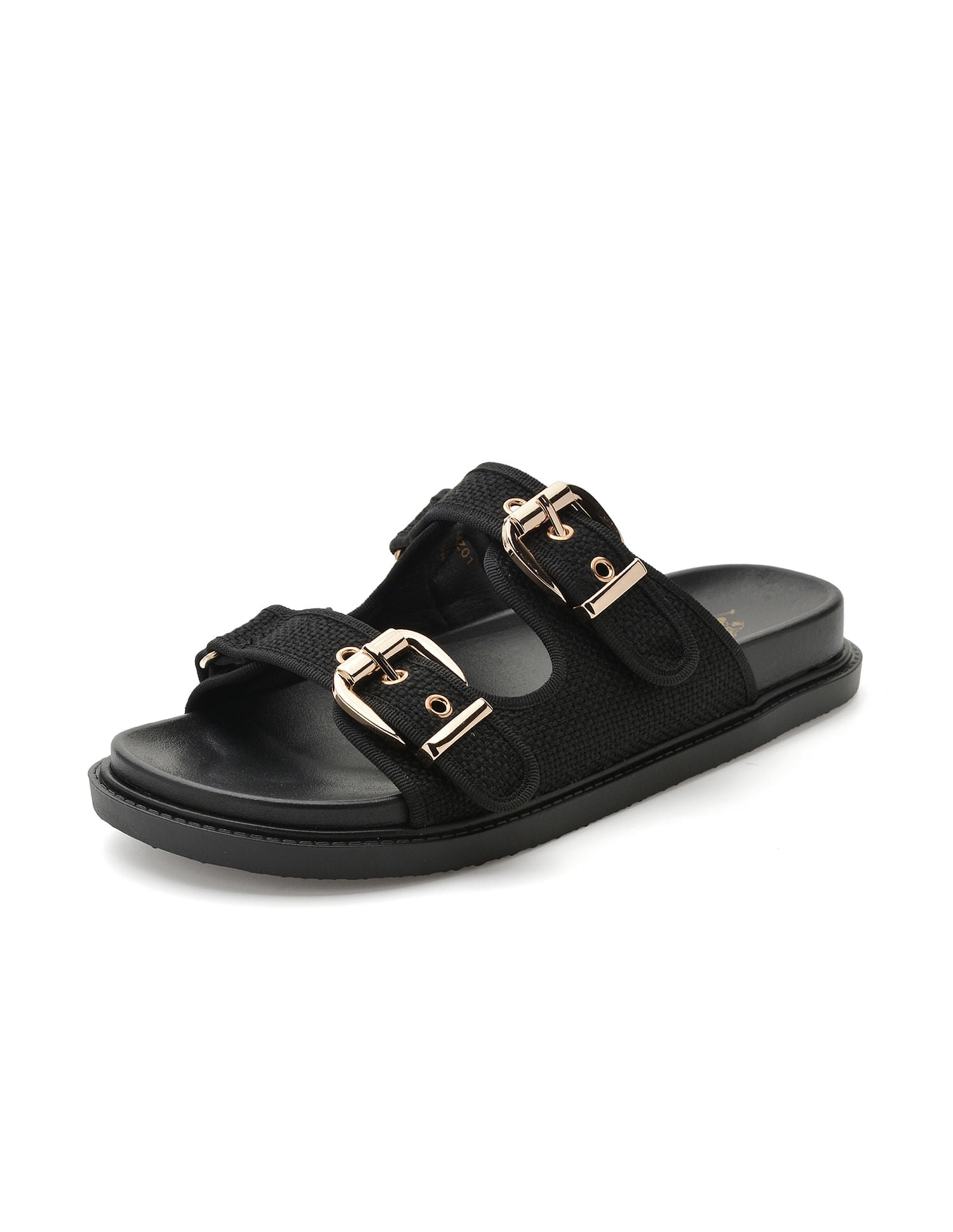 Textured Marcella Slippers Black - U.S. Polo Assn. India | Large