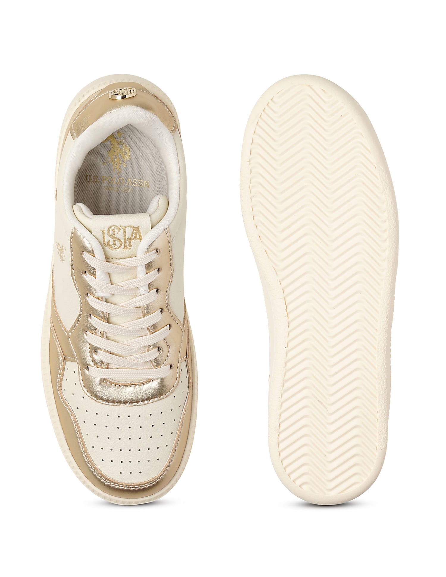 Colour Block Leontina Sneakers Nude - U.S. Polo Assn. India | Large