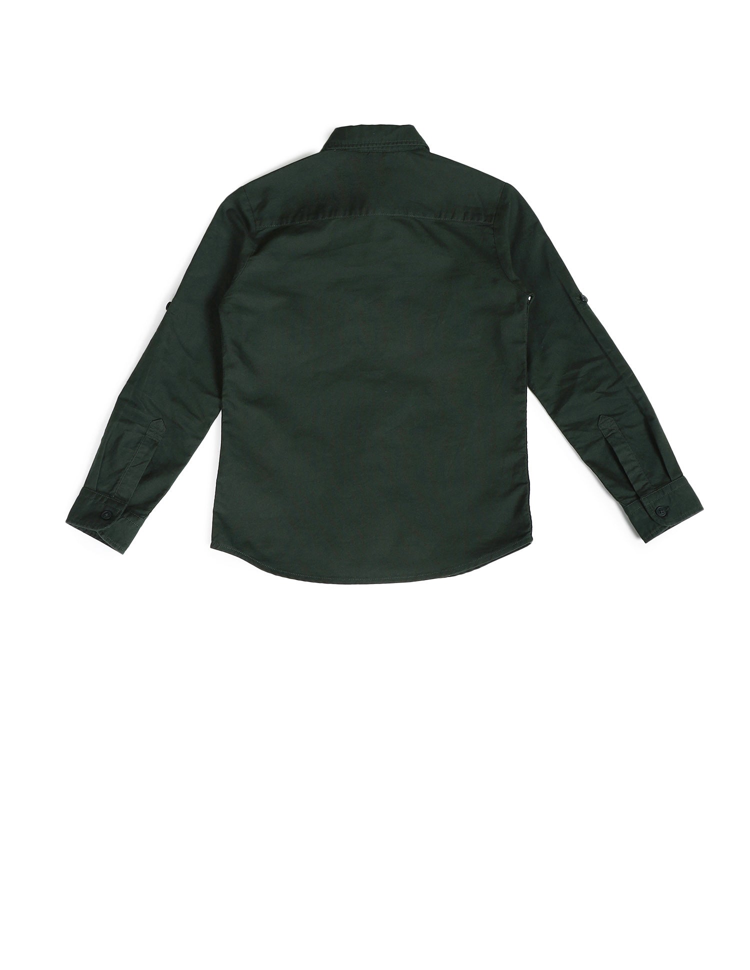 Boys Brand Printed Regular Fit Shirt Dark Green - U.S. POLO ASSN. | Large