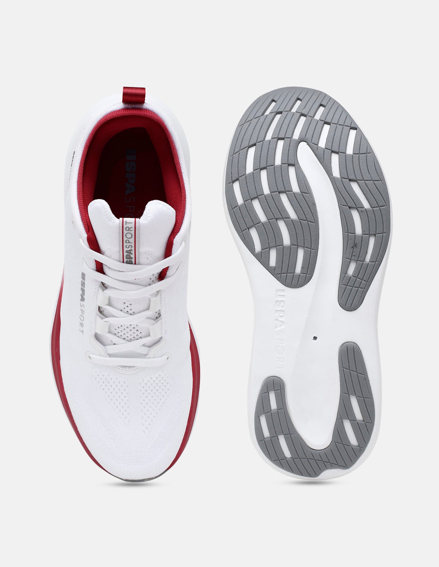 Quartette Runner Lace-Ups Running Shoes Off White - U.S. Polo Assn. India | Large