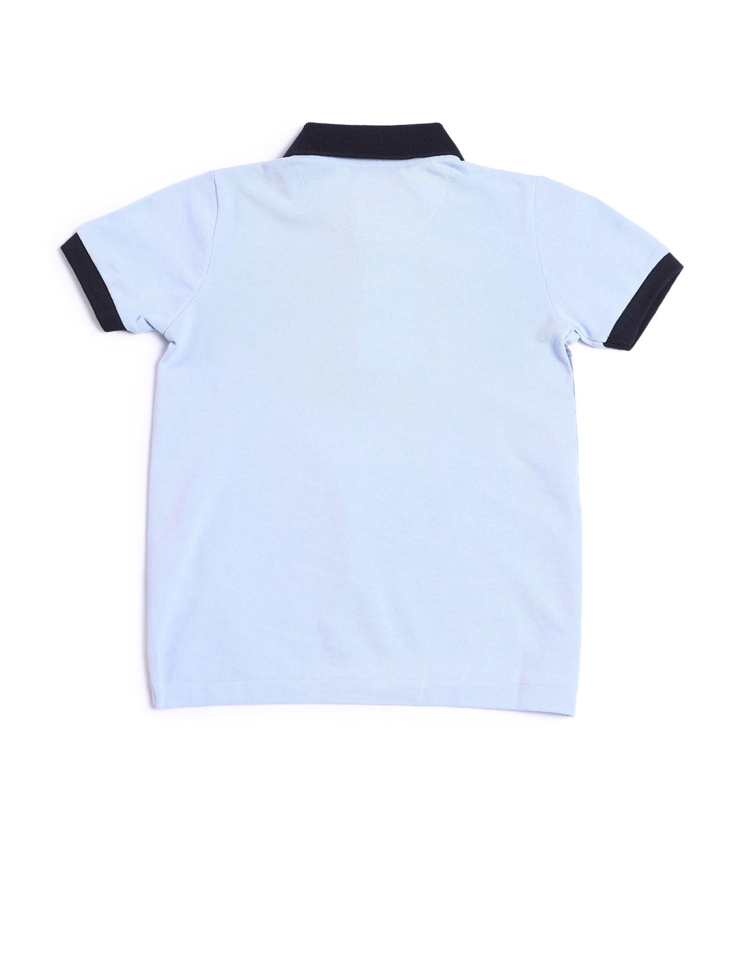 Boys Graphic Printed Regular Fit Polo Shirt Blue - U.S. POLO ASSN. | Large