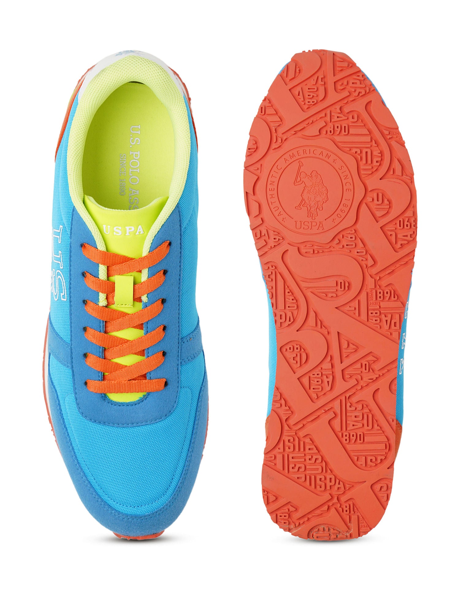 Men Cregon Royal Blue Retro Sneakers Royal Blue - U.S. Polo Assn. India | Large