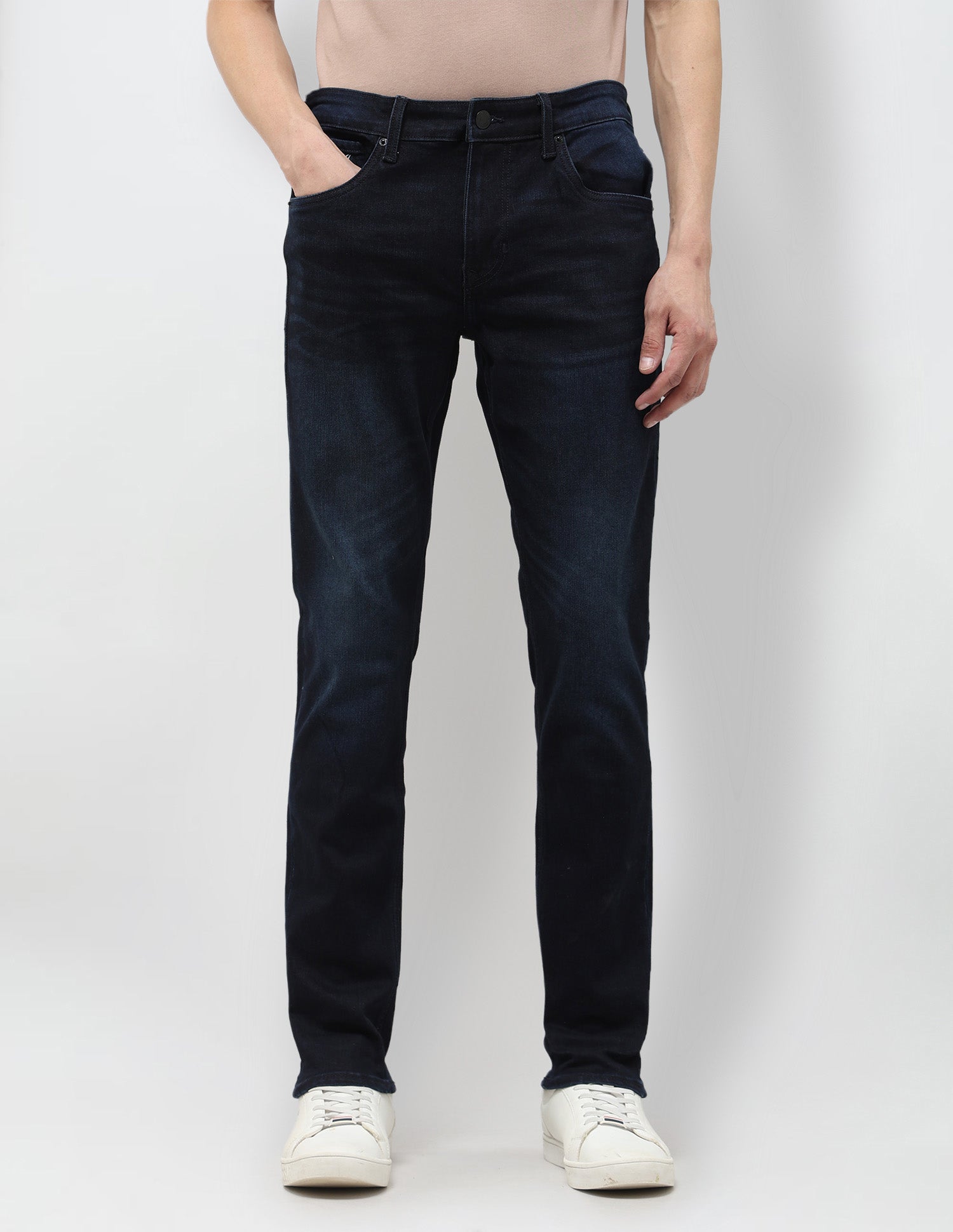 Brandon Slim Tapered Fit Blue Jeans Indigo - U.S. POLO ASSN. | Large