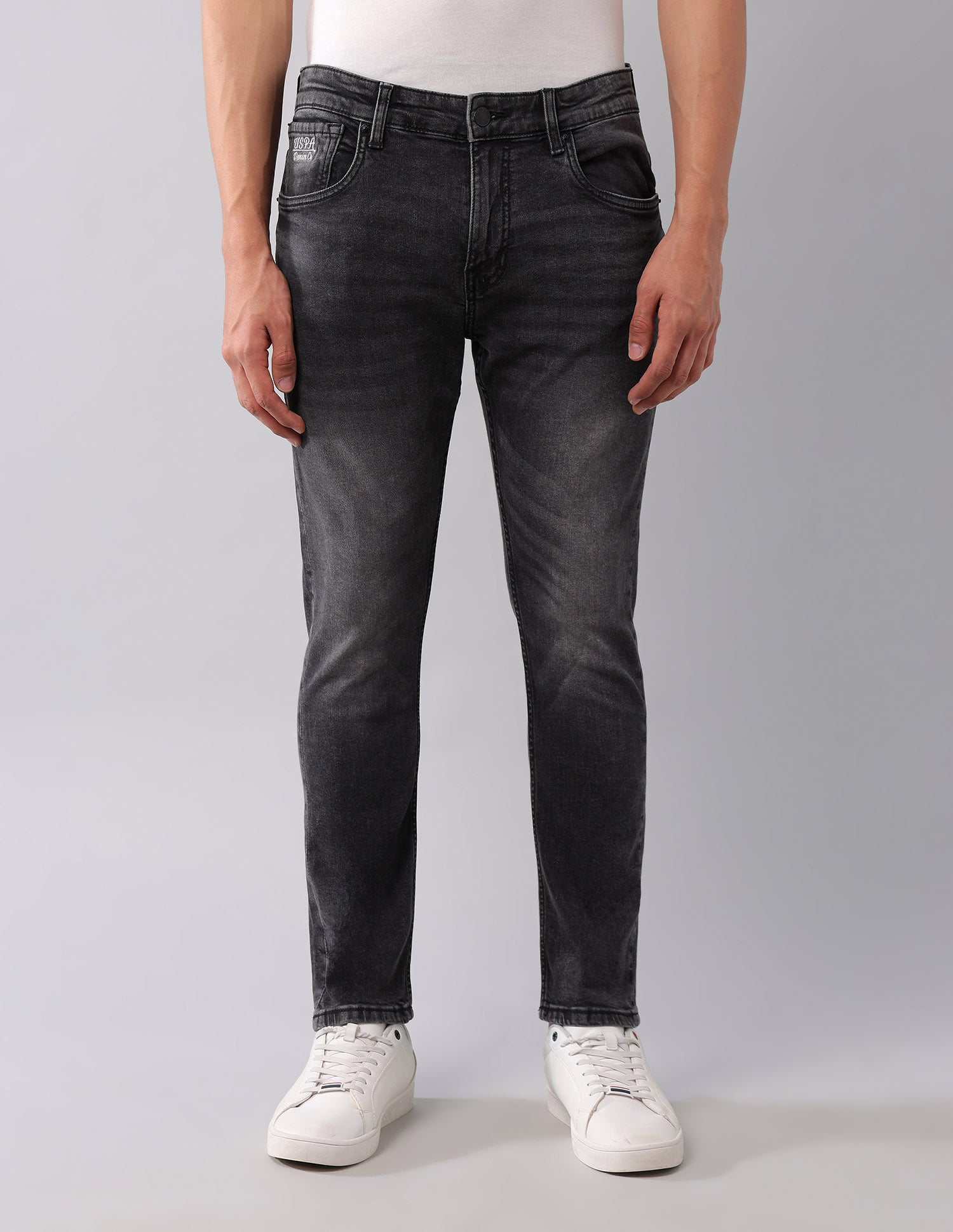 Henry Tapered Fit Black Jeans Black - U.S. POLO ASSN. | Large