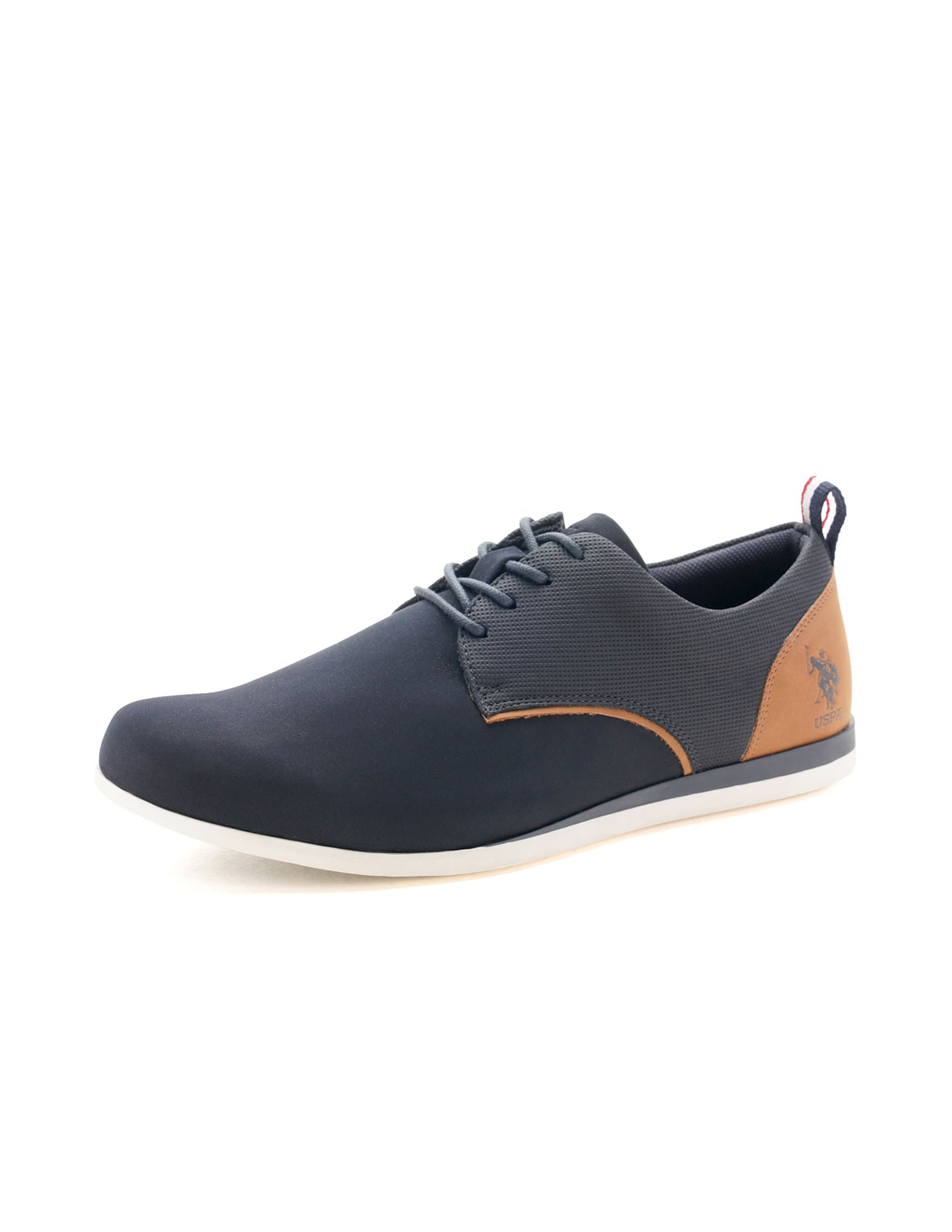 Men Darryl 2.0 Navy Work Casuals Lace Up Shoes Navy - U.S. POLO ASSN. | Large