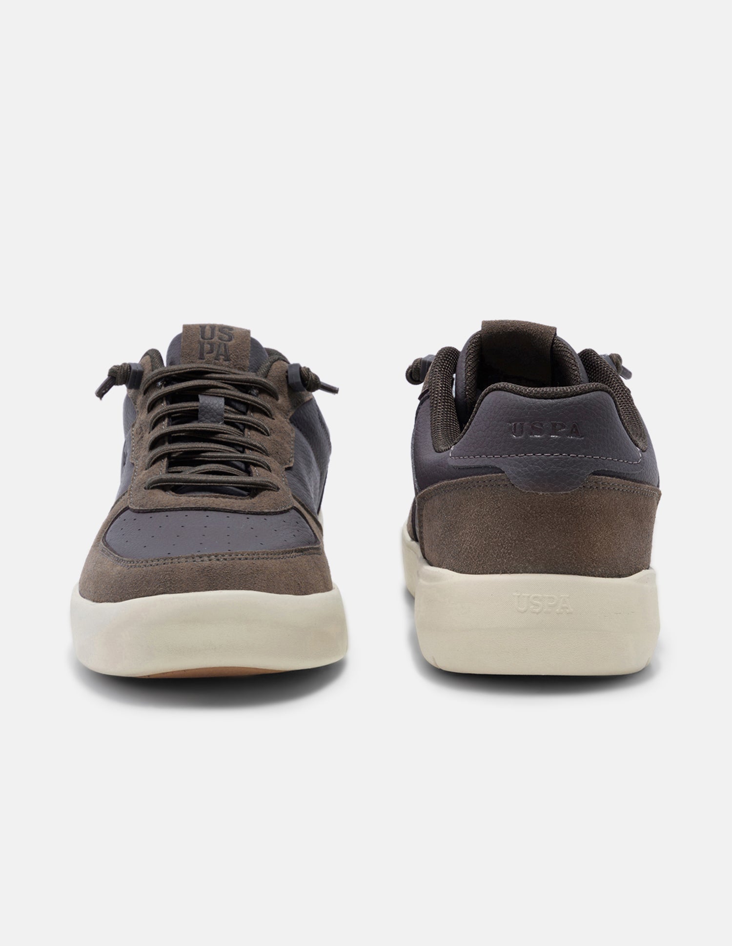 Colour Blocked Eazor Sneakers Brown - U.S. Polo Assn. India | Large