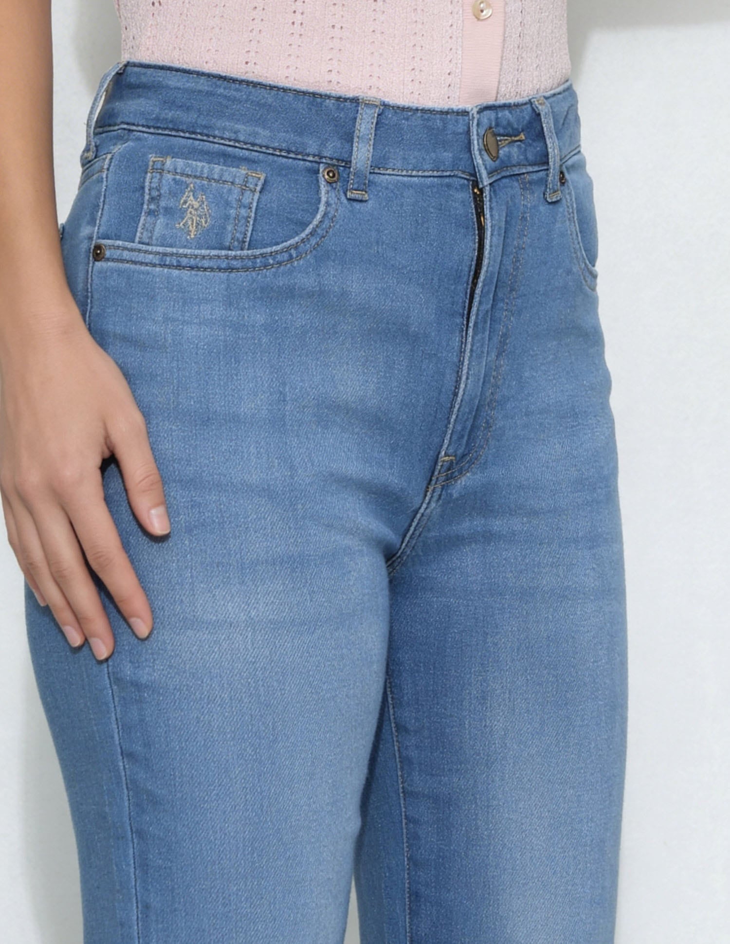 High Rise Bootcut Jeans Blue - U.S. Polo Assn. India | Large