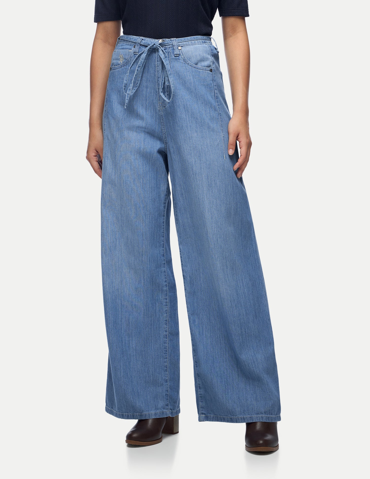 Baggy Fit Blue Jeans Light Blue - U.S. Polo Assn. India | Large