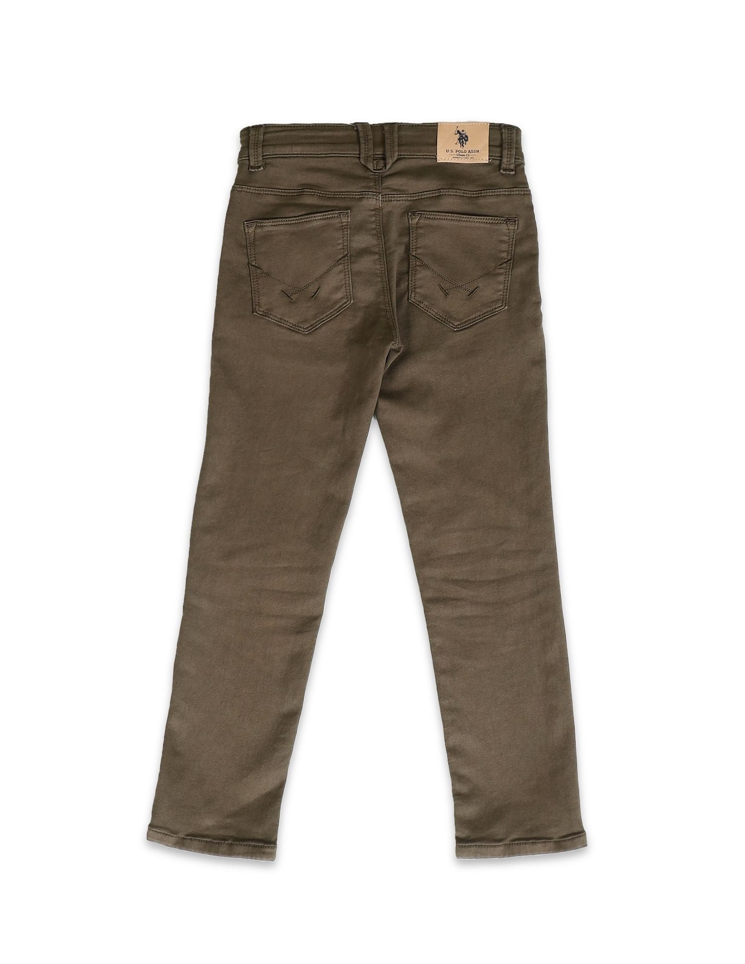 Slim Fit Rinsed Jeans Olive - U.S. POLO ASSN. | Large