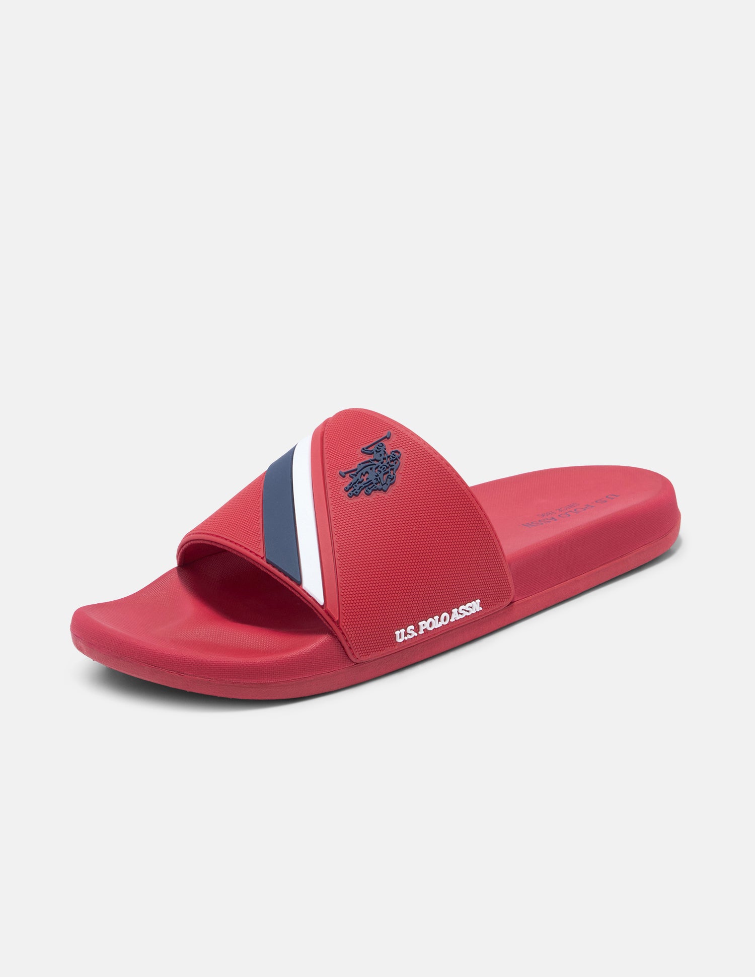 Striped Trevan Sliders Red - U.S. Polo Assn. India | Large