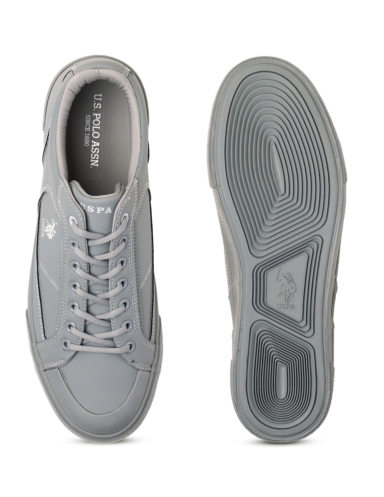 Men Lace-Ups Ruben 3.0 Sneakers Grey - U.S. POLO ASSN. | Large