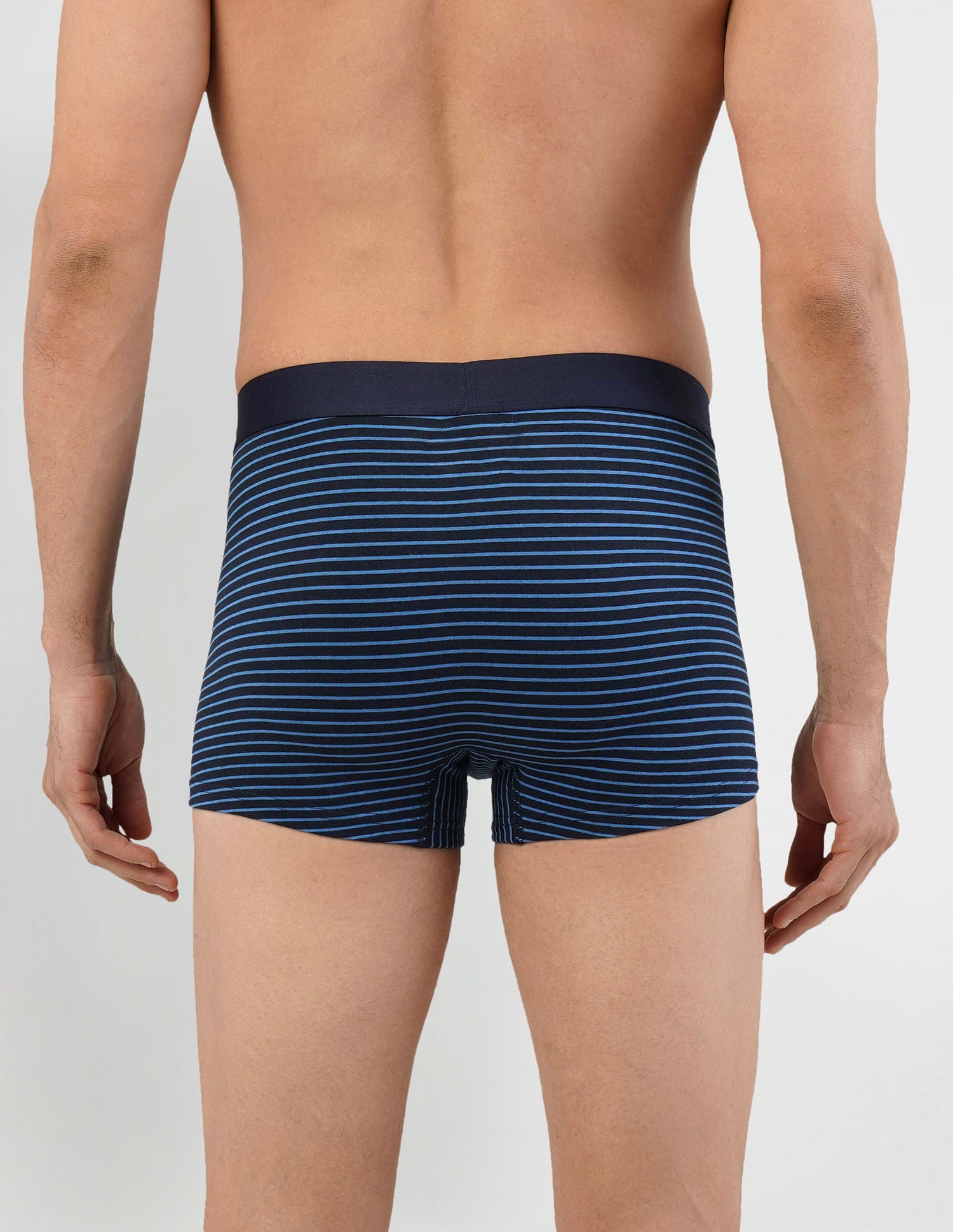 Horizontal Striped ET005 Trunks - Pack Of 2 Red and Navy - U.S. Polo Assn. India | Large