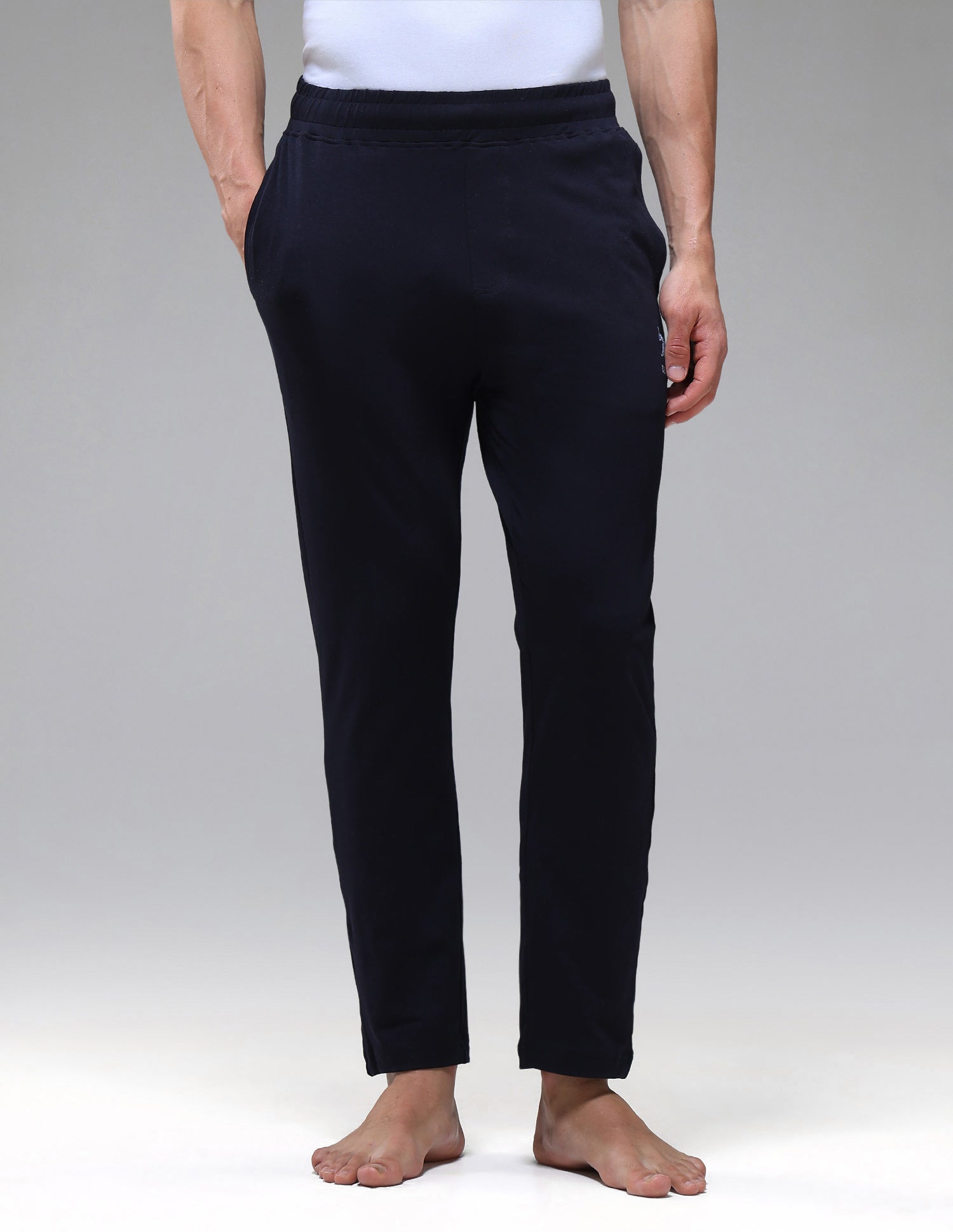 Cotton Stretch OELP1 Lounge Track Pants - Pack Of 1 Navy - U.S. Polo Assn. India | Large