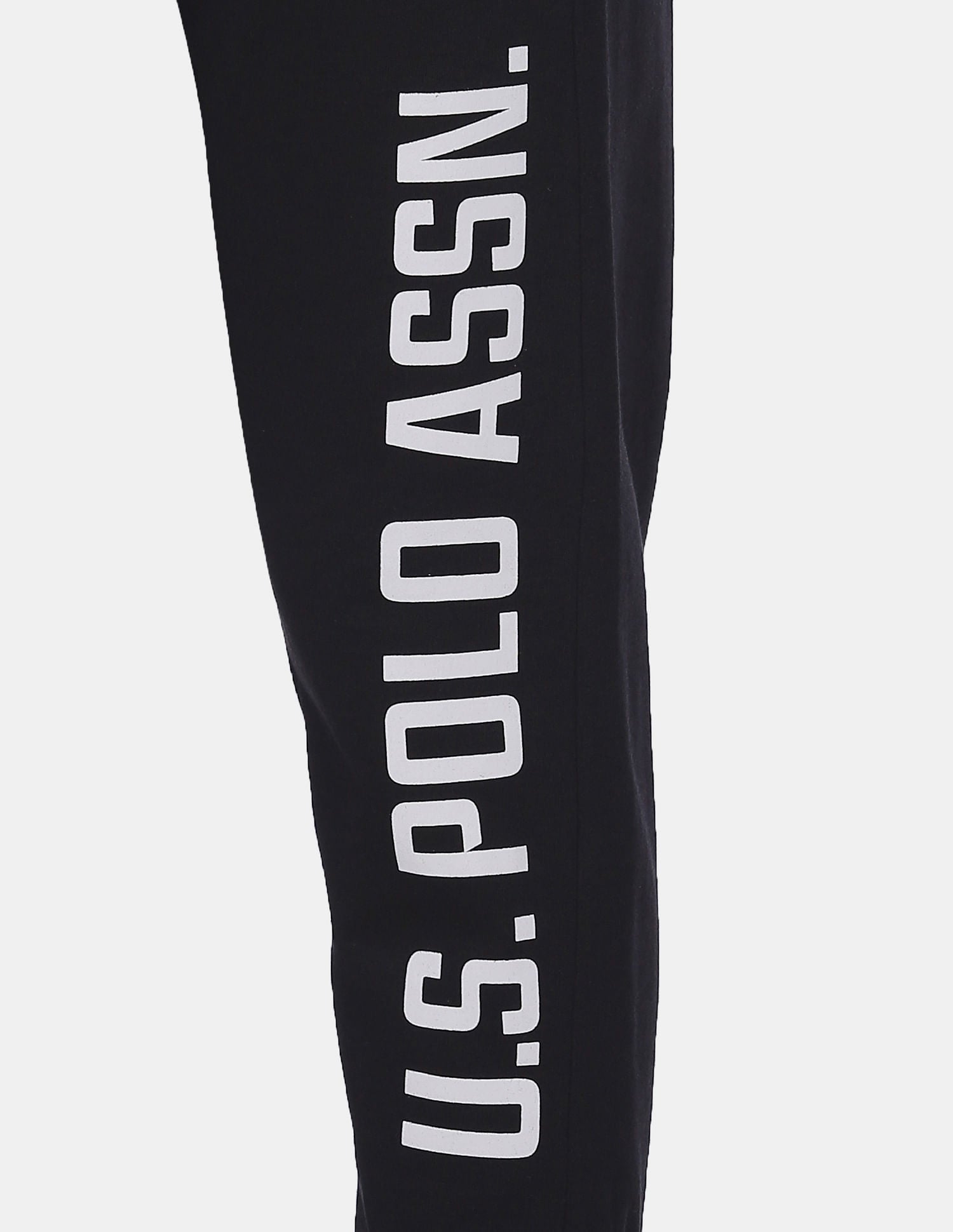 Comfort Fit Solid I675 Joggers - Pack Of 1 Black - U.S. POLO ASSN. | Large