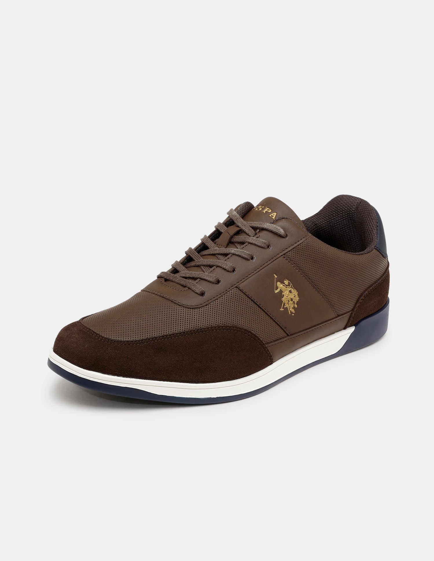 Men Moreno Suede Sneakers Brown - U.S. POLO ASSN. | Large