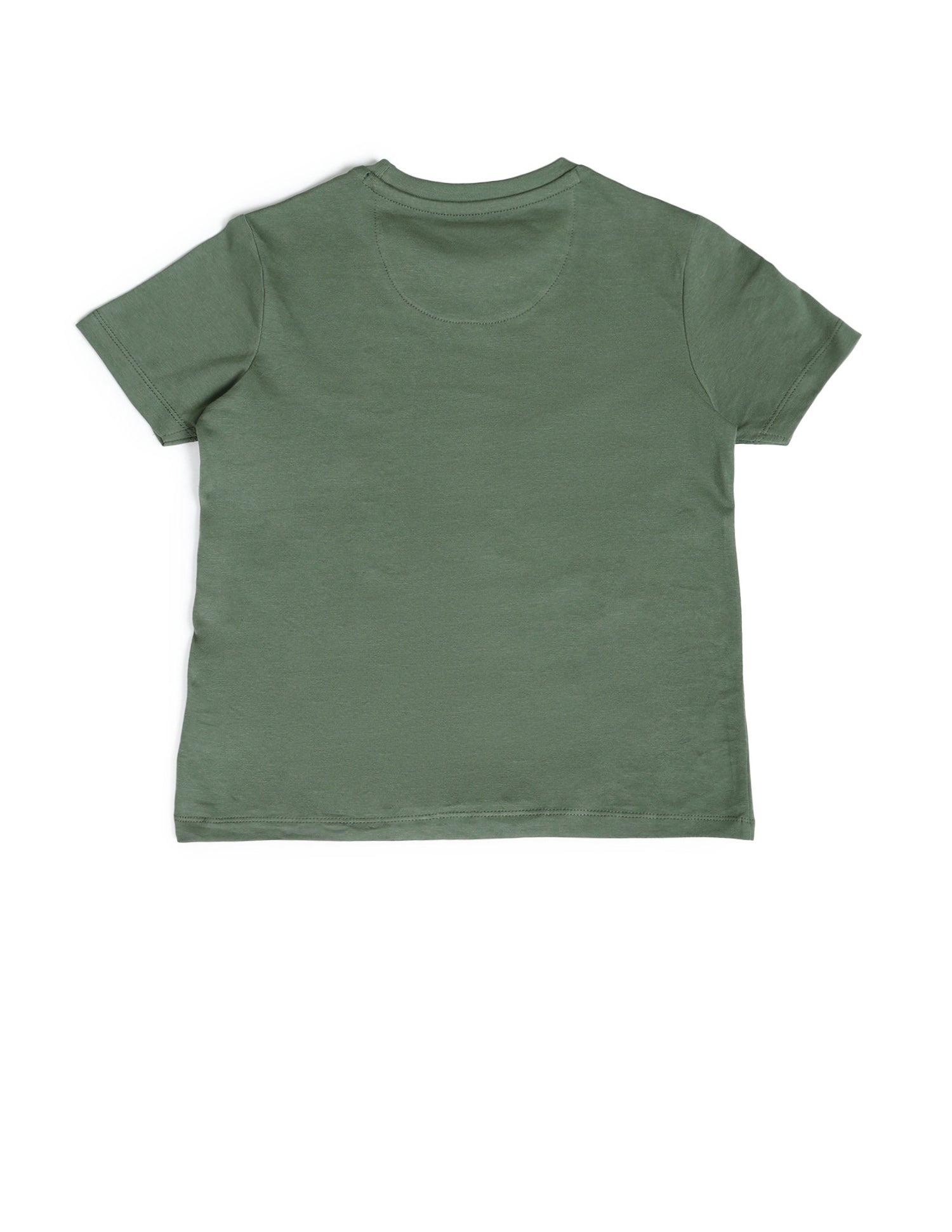 Boys Graphic Printed Regular Fit T-Shirt Olive - U.S. POLO ASSN. | Large