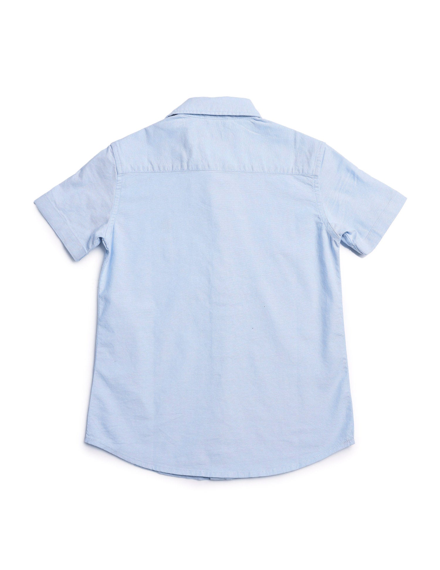 Boys Solid Regular Fit Shirt Light Blue - U.S. POLO ASSN. | Large